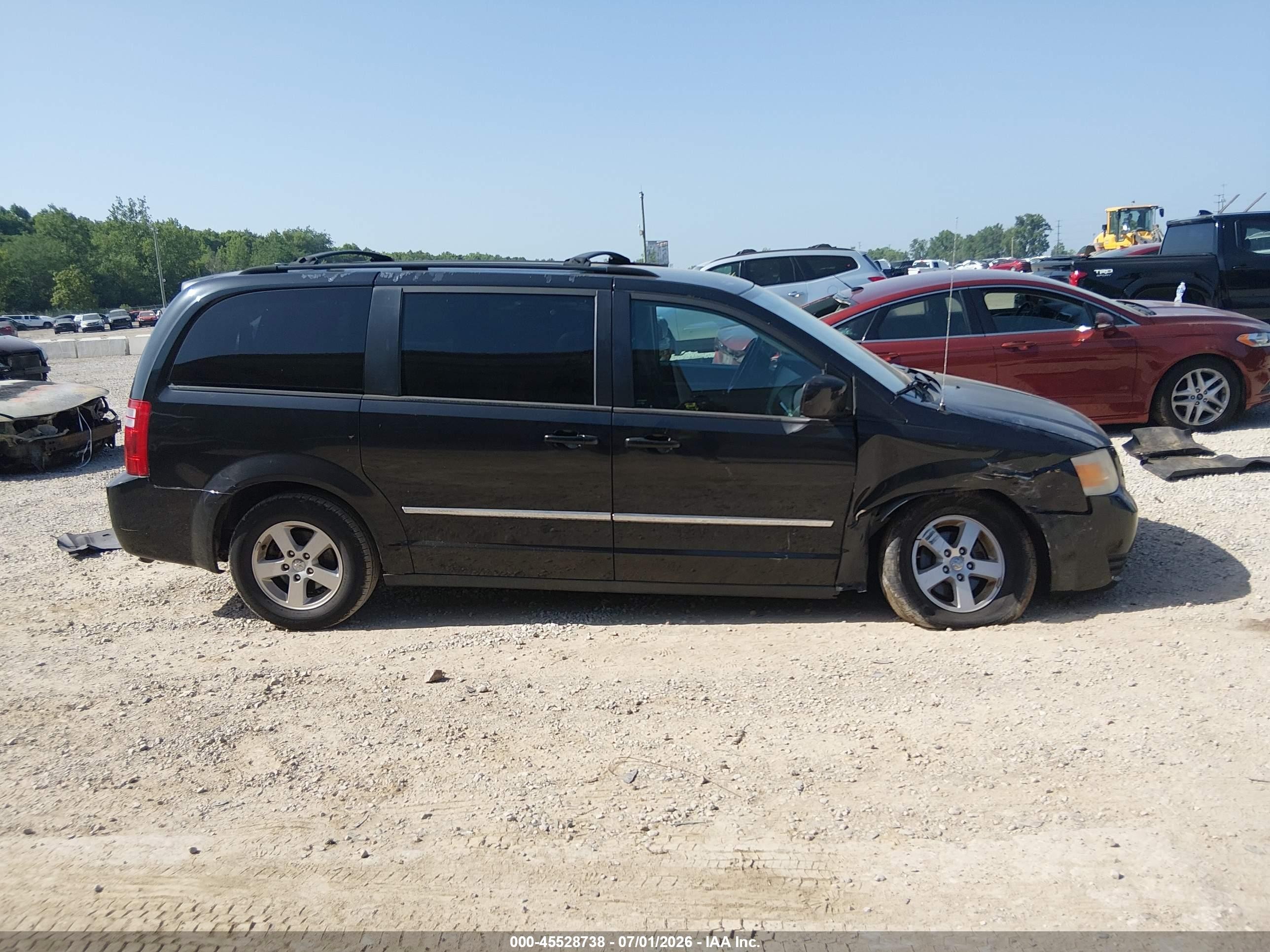 2010 Dodge Grand Caravan Sxt Black vin: 2D4RN5D14AR462158
