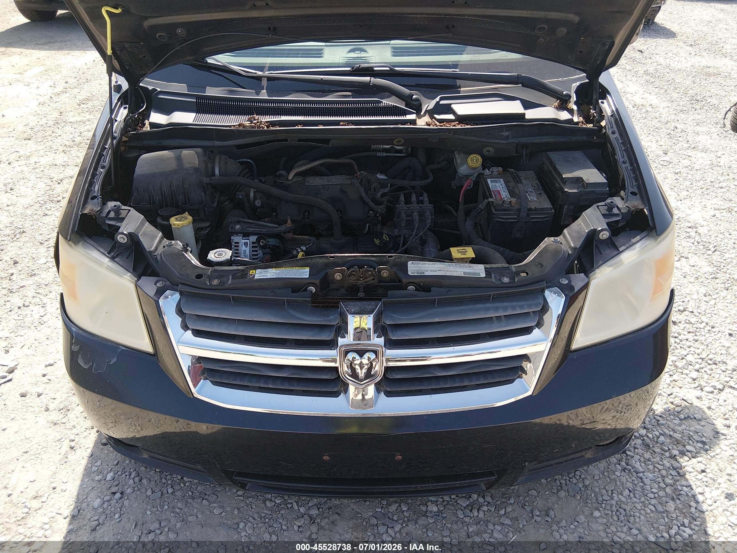 2010 Dodge Grand Caravan Sxt Black vin: 2D4RN5D14AR462158