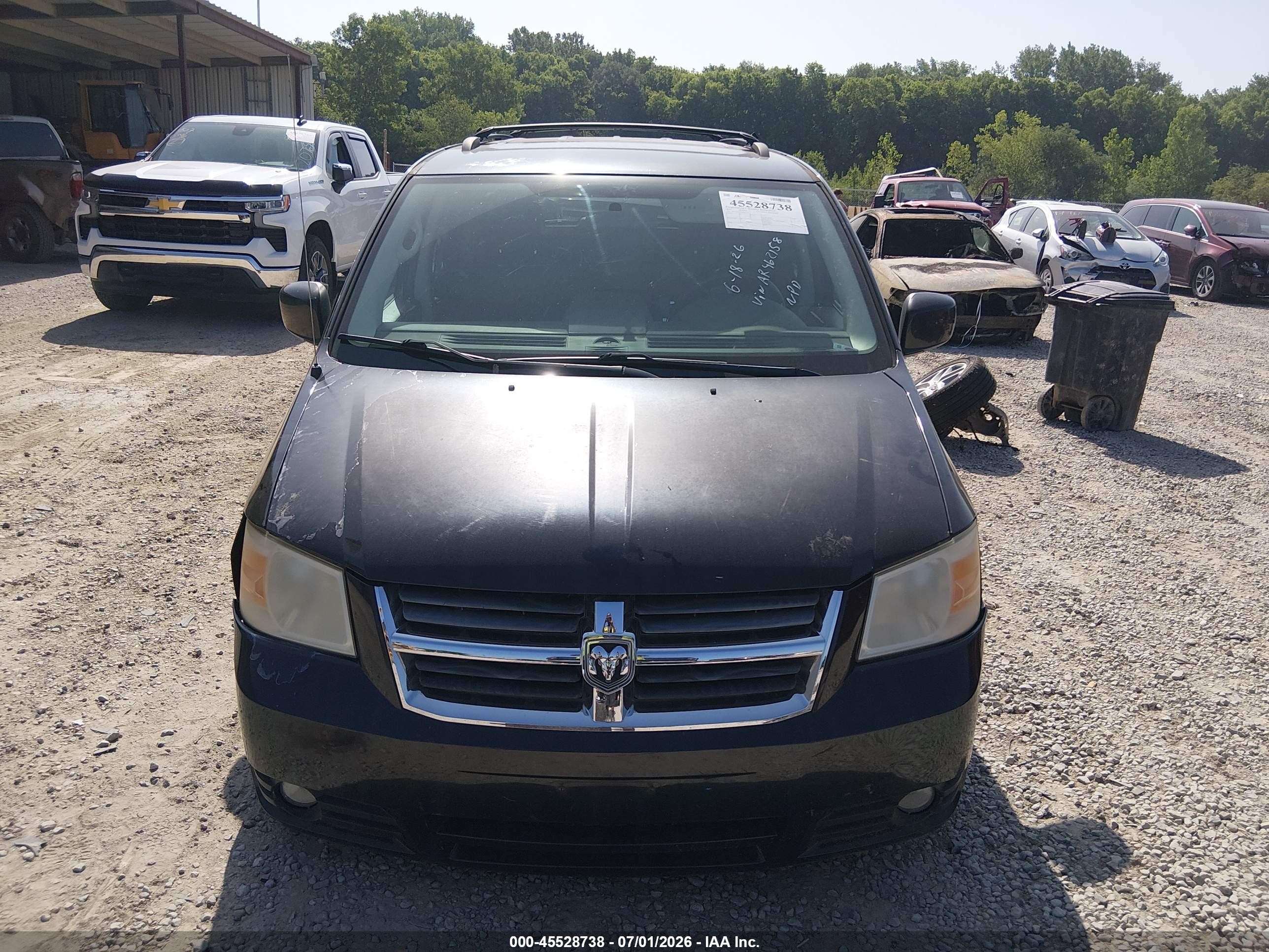2010 Dodge Grand Caravan Sxt Black vin: 2D4RN5D14AR462158