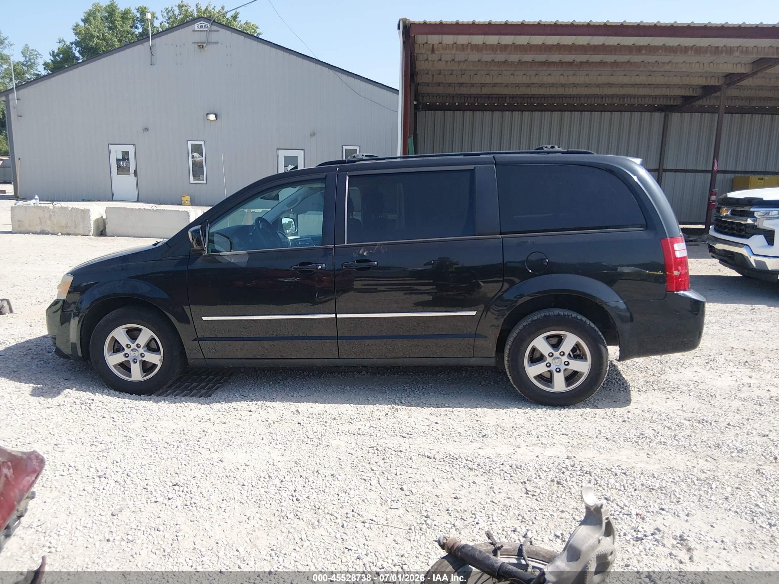 2010 Dodge Grand Caravan Sxt Black vin: 2D4RN5D14AR462158