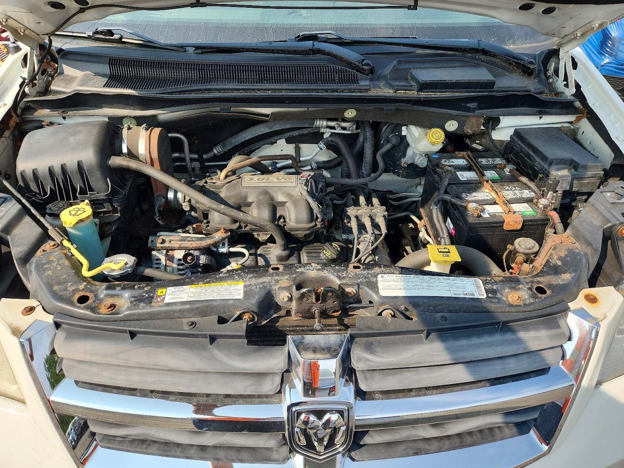 2010 Dodge Grand Caravan Sxt White vin: 2D4RN5D15AR131198