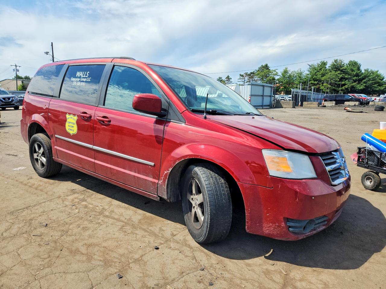 2010 Dodge Grand Caravan Sxt Red vin: 2D4RN5D15AR146168