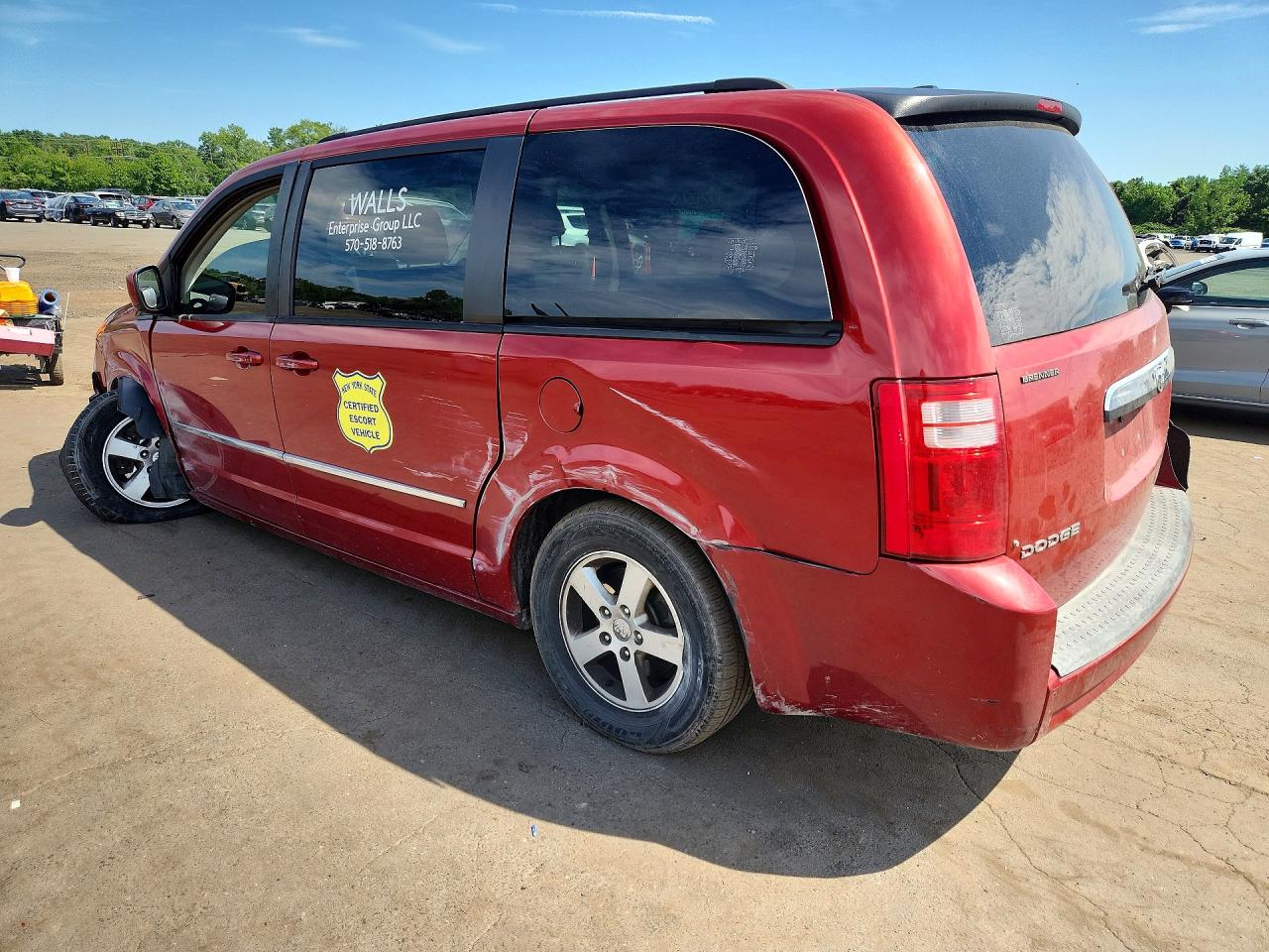 2010 Dodge Grand Caravan Sxt Red vin: 2D4RN5D15AR146168