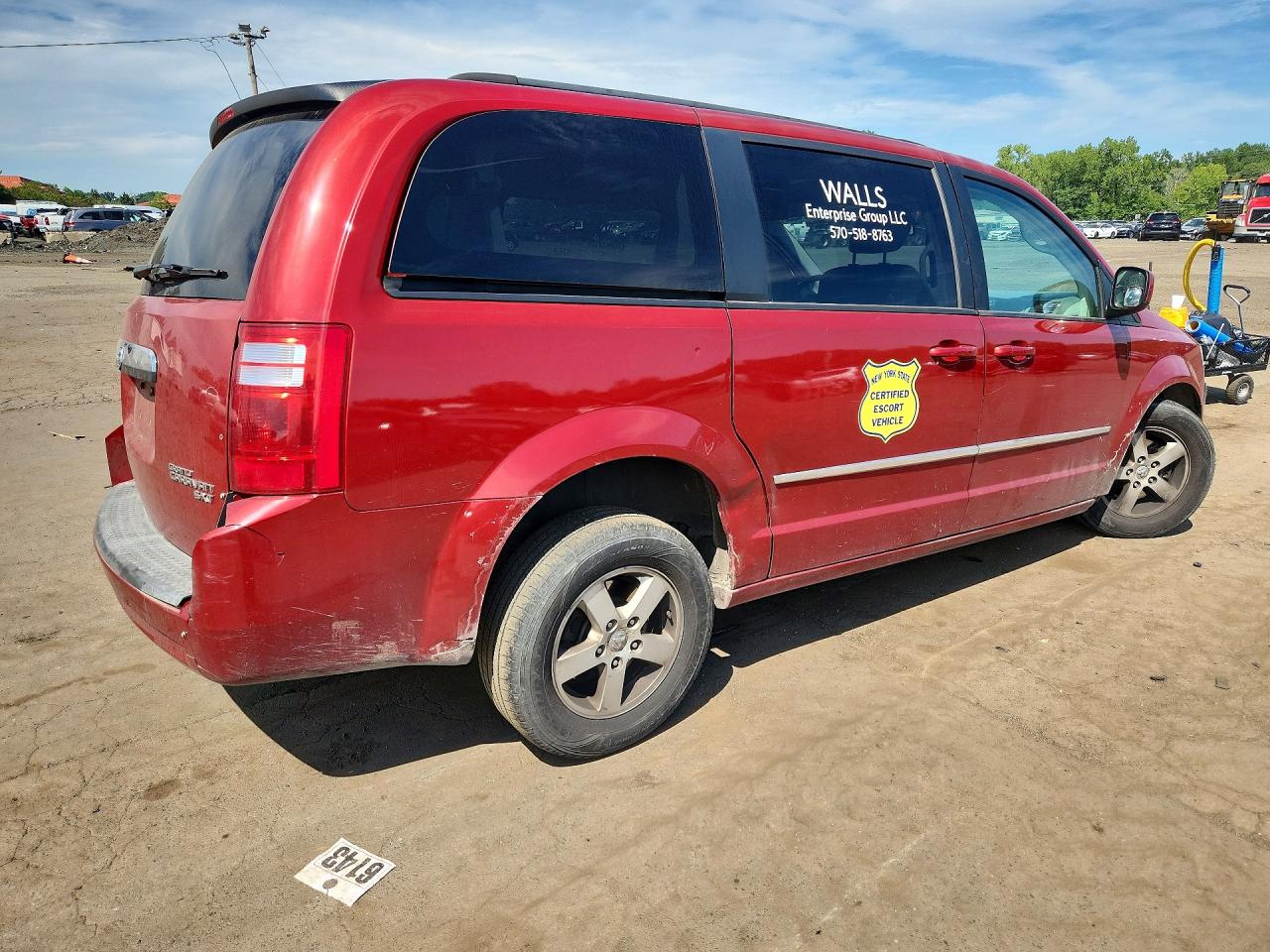 2010 Dodge Grand Caravan Sxt Red vin: 2D4RN5D15AR146168