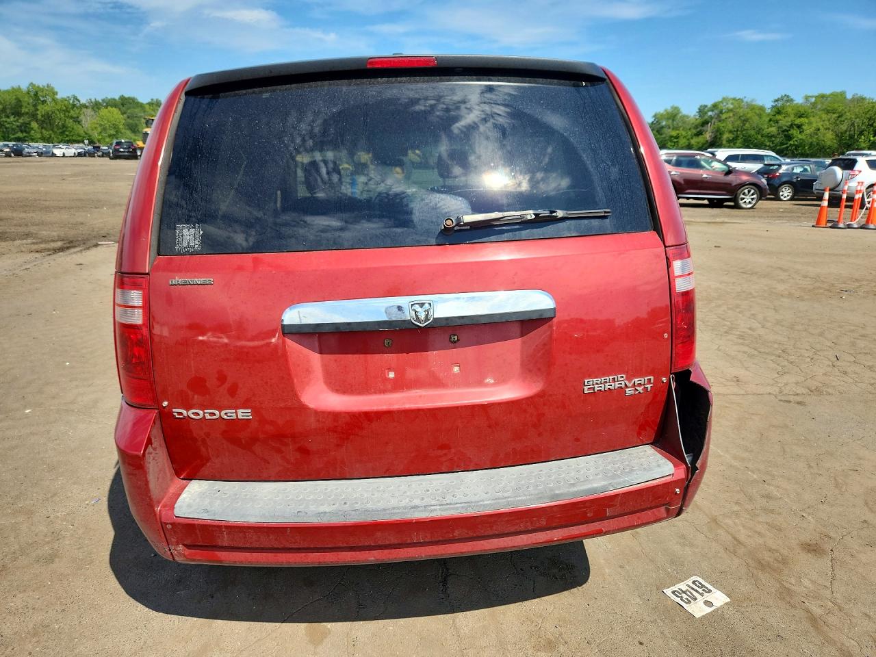 2010 Dodge Grand Caravan Sxt Red vin: 2D4RN5D15AR146168