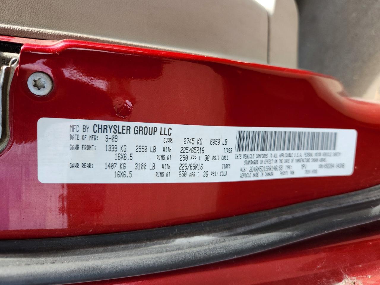 2010 Dodge Grand Caravan Sxt Red vin: 2D4RN5D15AR146168