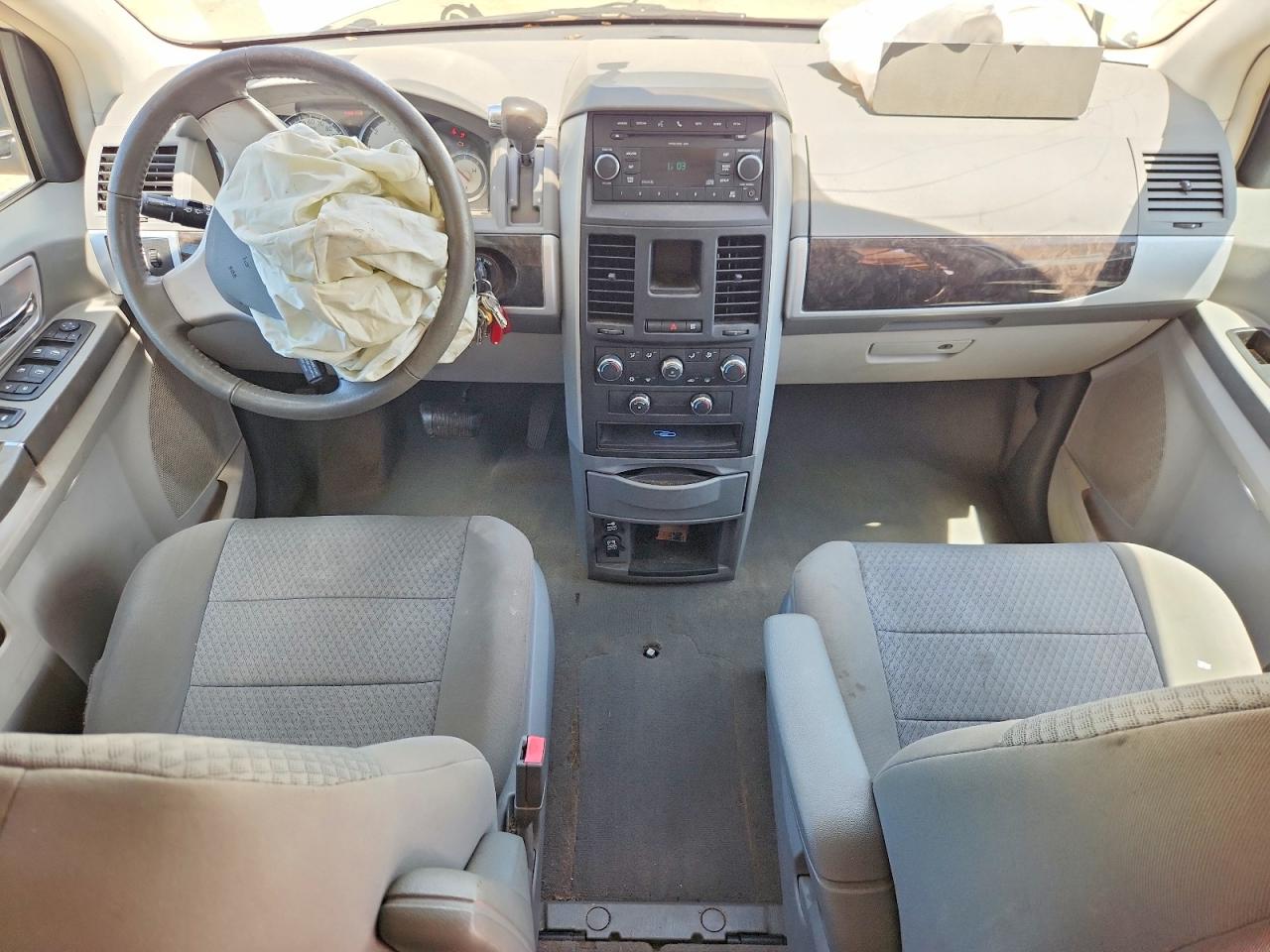 2010 Dodge Grand Caravan Sxt White vin: 2D4RN5D15AR203193
