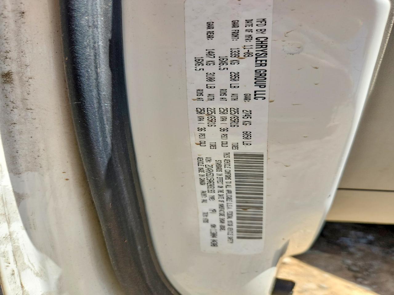 2010 Dodge Grand Caravan Sxt White vin: 2D4RN5D15AR203193