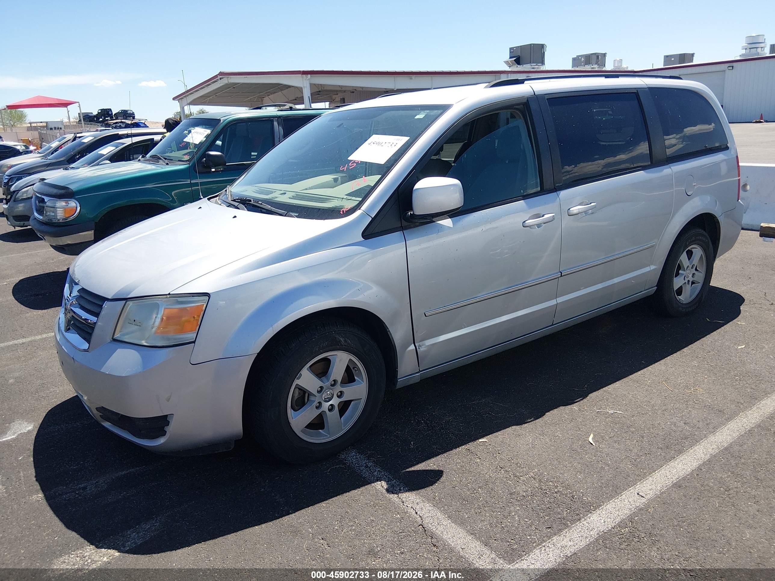 2010 Dodge Grand Caravan Sxt Silver vin: 2D4RN5D15AR273230