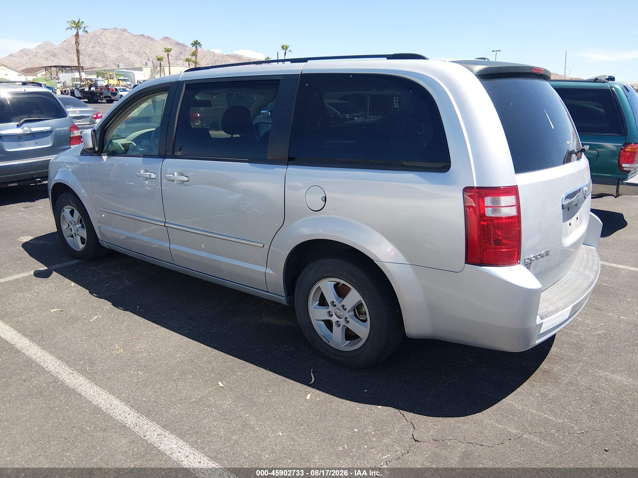 2010 Dodge Grand Caravan Sxt Silver vin: 2D4RN5D15AR273230