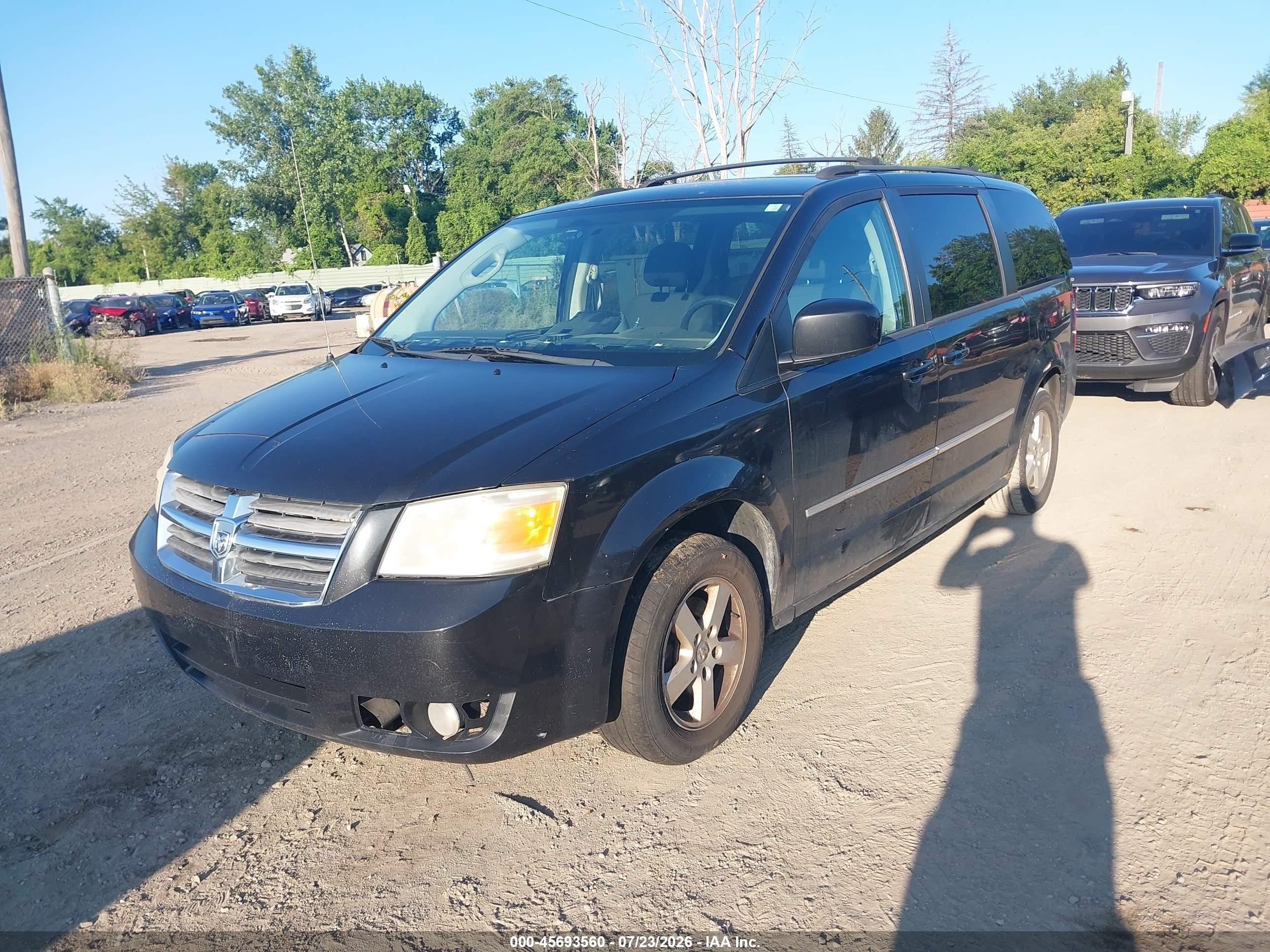 2010 Dodge Grand Caravan Sxt Black vin: 2D4RN5D15AR314388