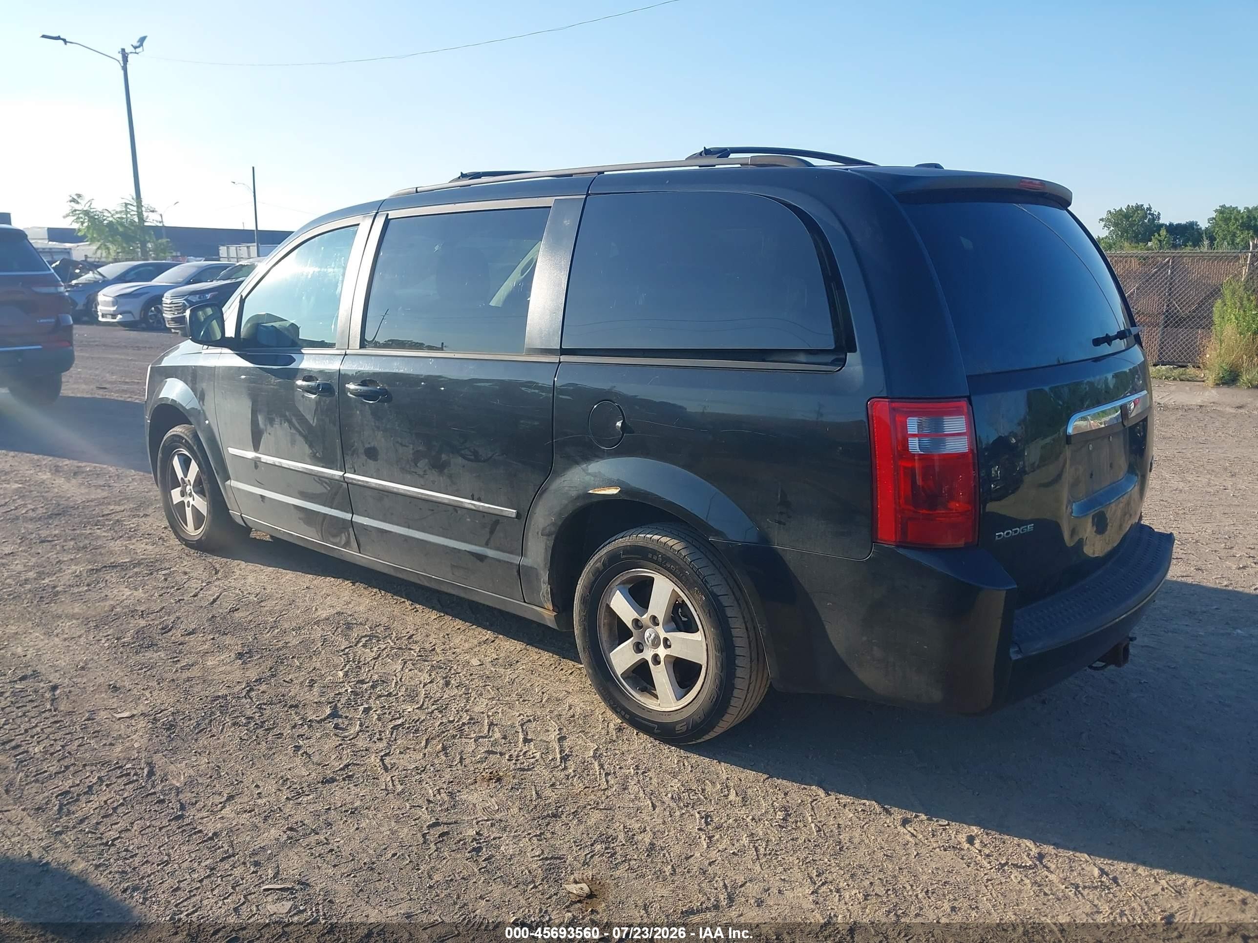 2010 Dodge Grand Caravan Sxt Black vin: 2D4RN5D15AR314388