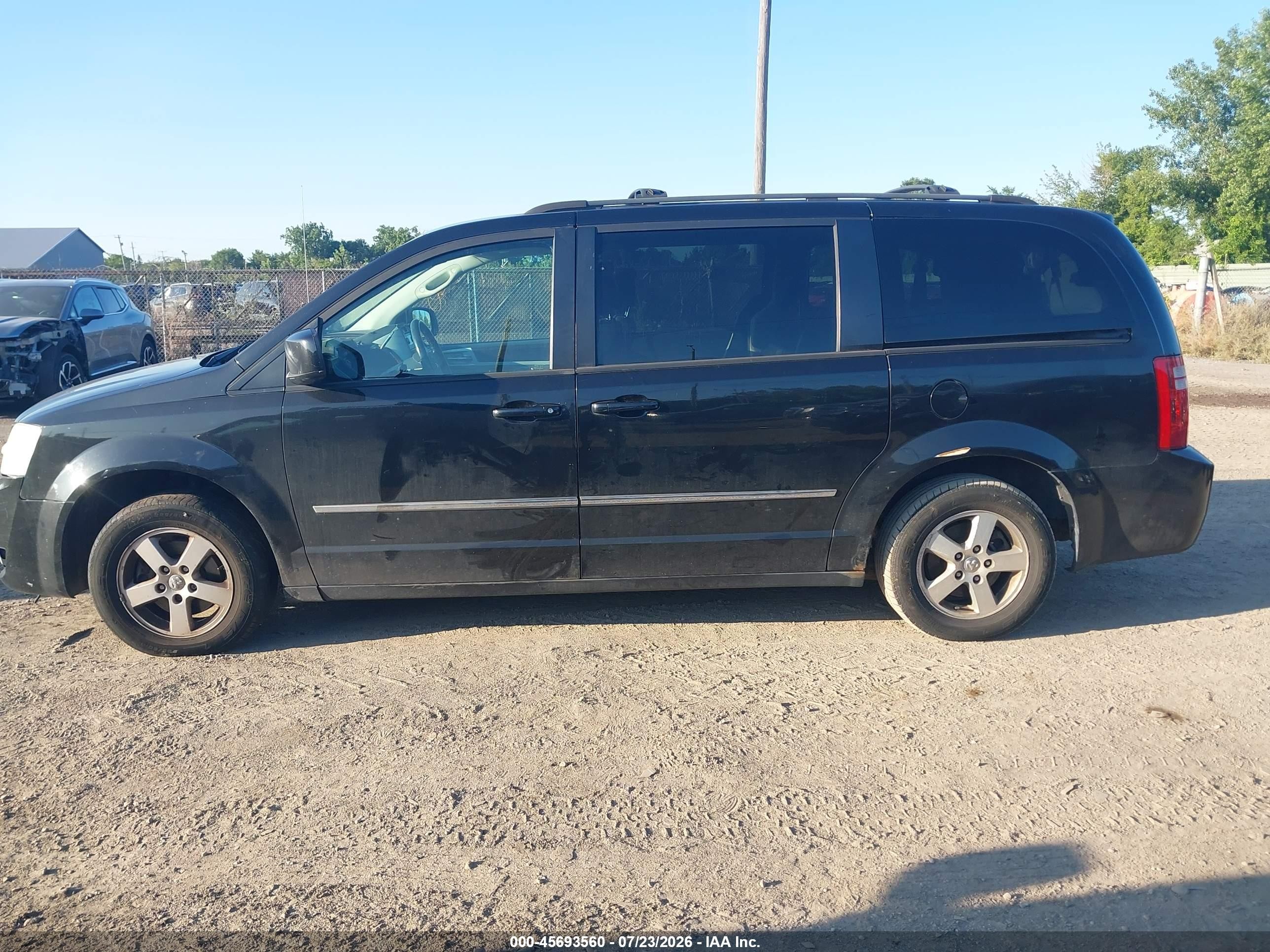 2010 Dodge Grand Caravan Sxt Black vin: 2D4RN5D15AR314388