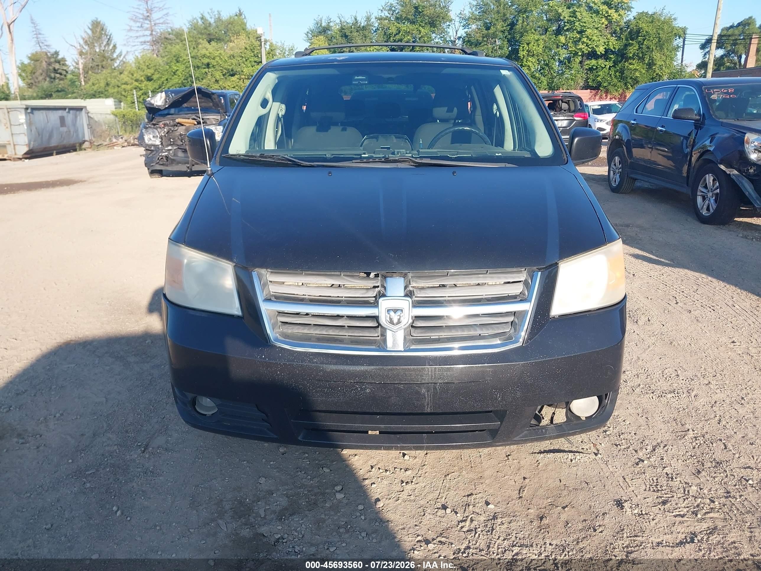 2010 Dodge Grand Caravan Sxt Black vin: 2D4RN5D15AR314388