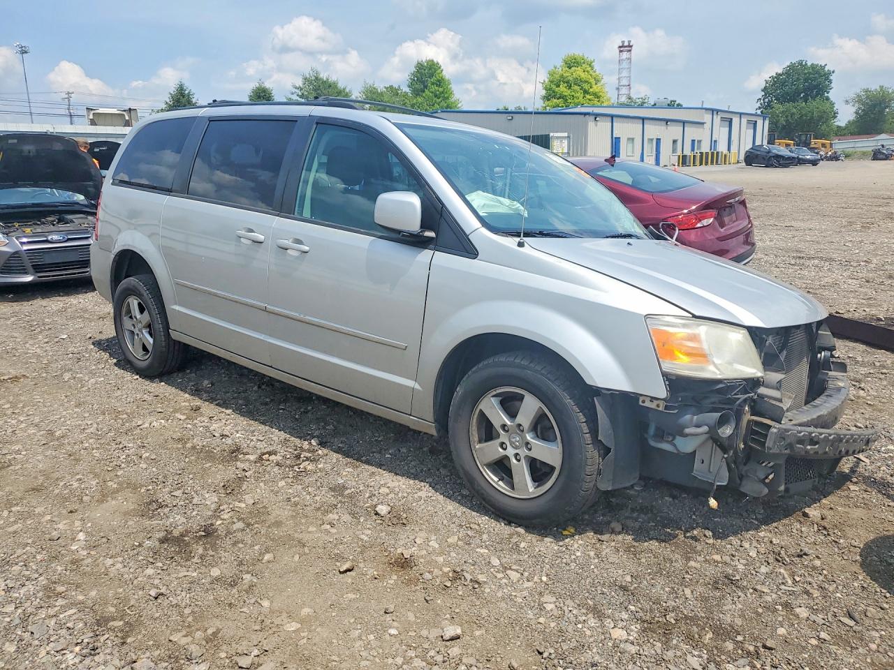 2010 Dodge Grand Caravan Sxt Silver vin: 2D4RN5D15AR417455
