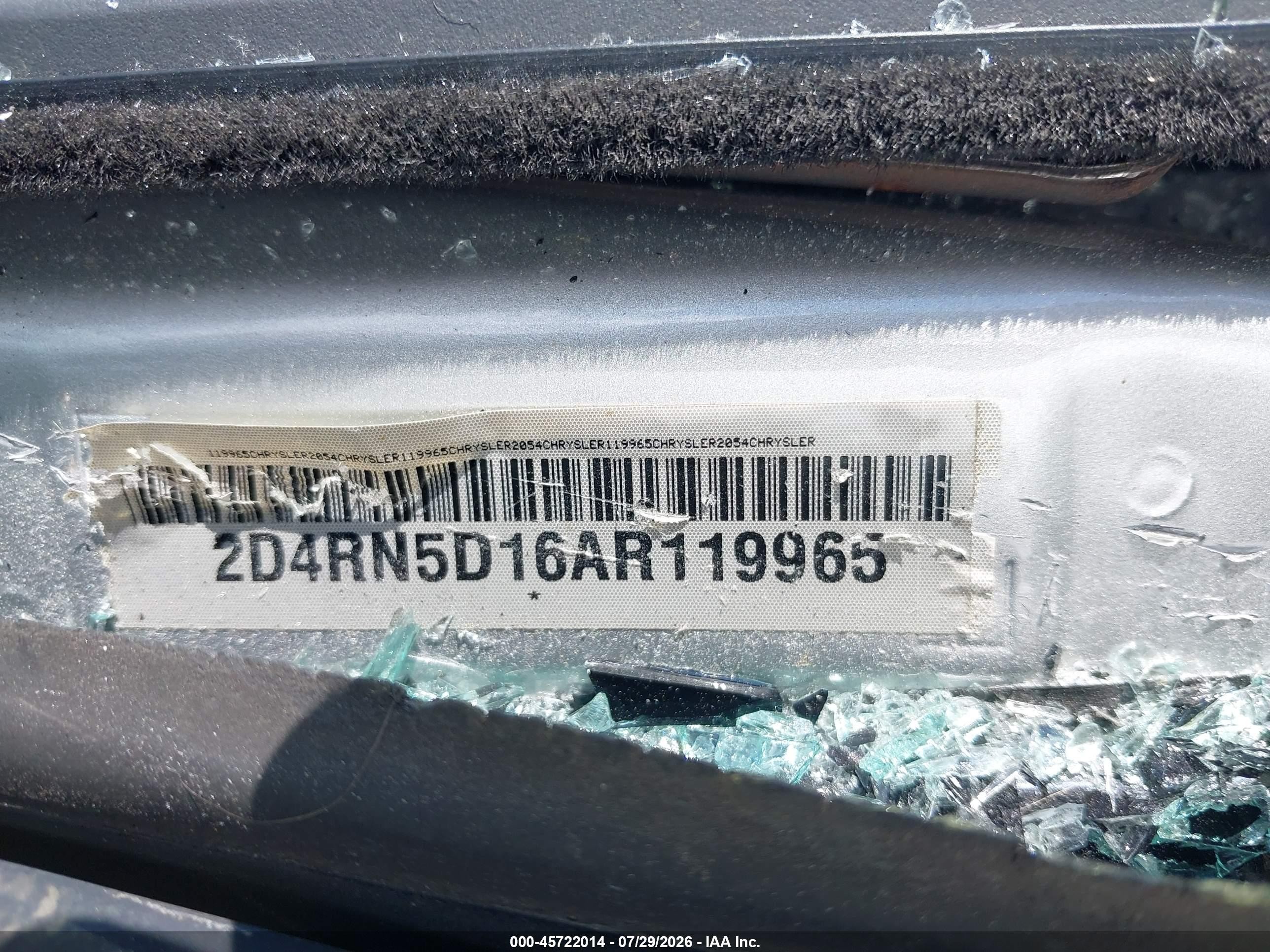 2010 Dodge Grand Caravan Sxt Silver vin: 2D4RN5D16AR119965