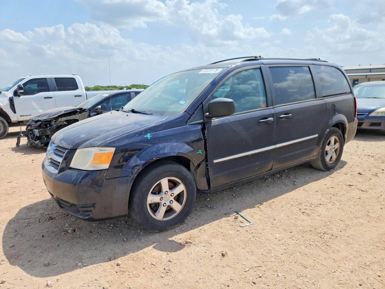2010 Dodge Grand Caravan Sxt Blue vin: 2D4RN5D16AR145384