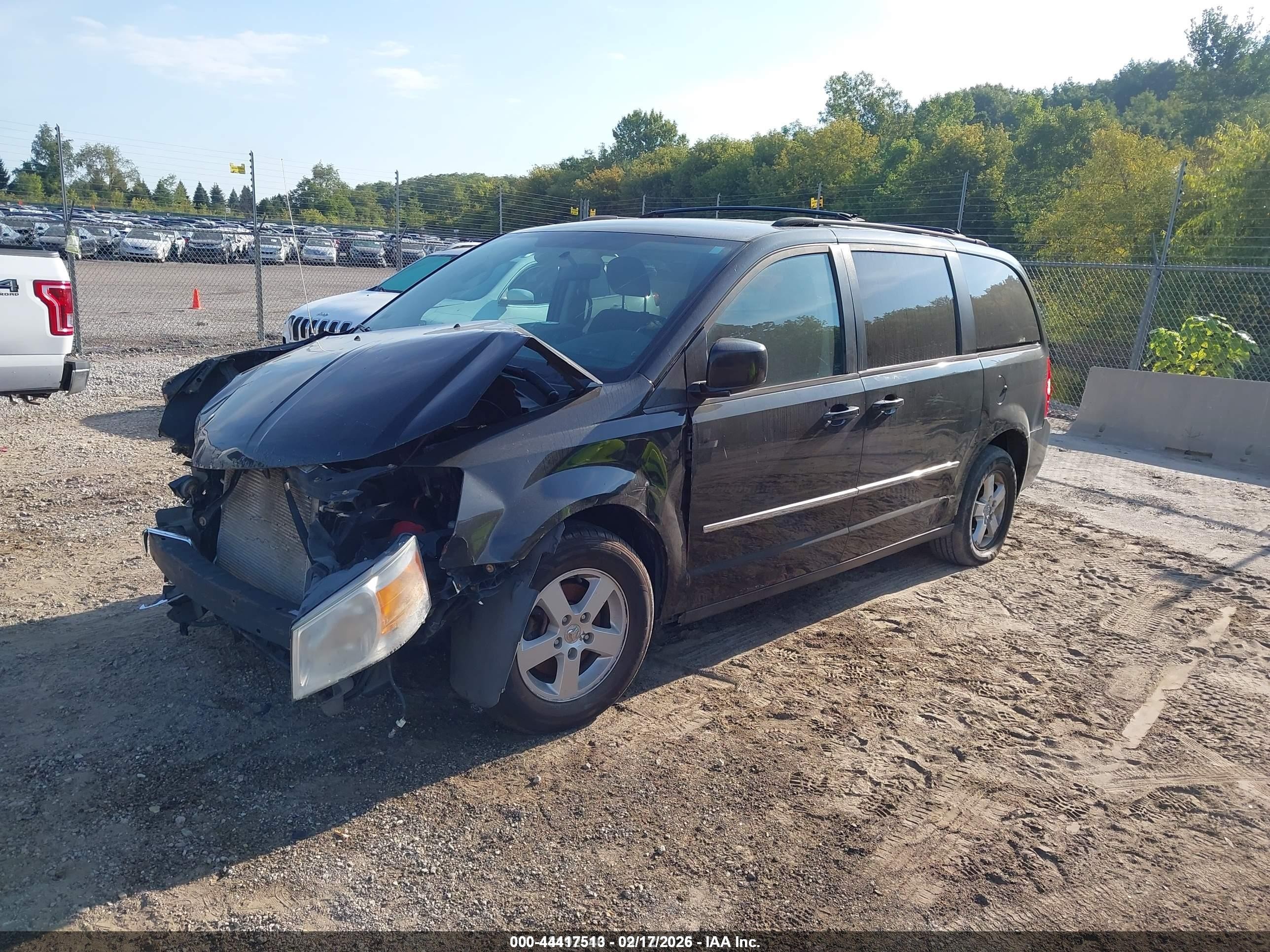 2010 Dodge Grand Caravan Sxt Black vin: 2D4RN5D16AR195640