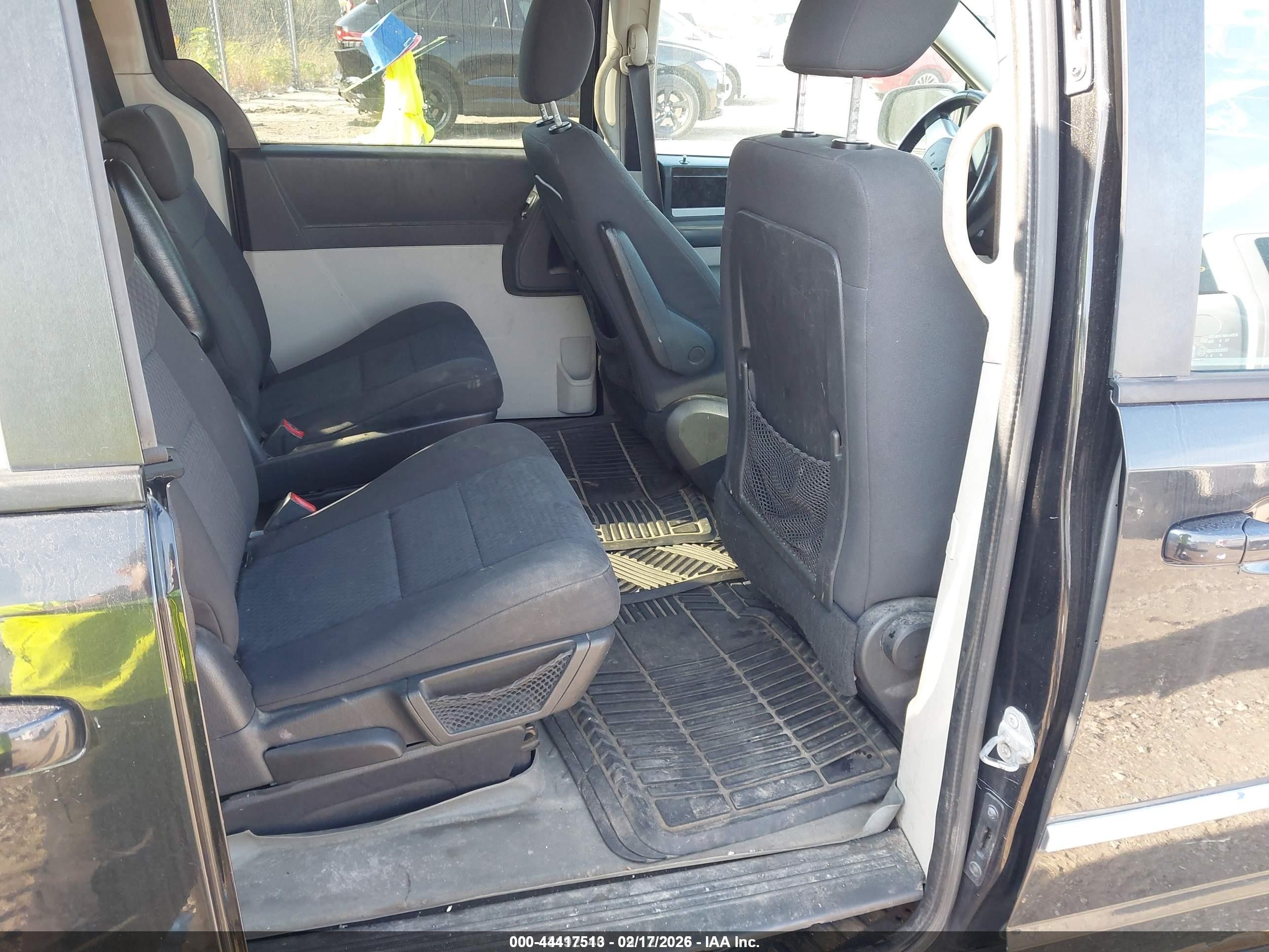 2010 Dodge Grand Caravan Sxt Black vin: 2D4RN5D16AR195640