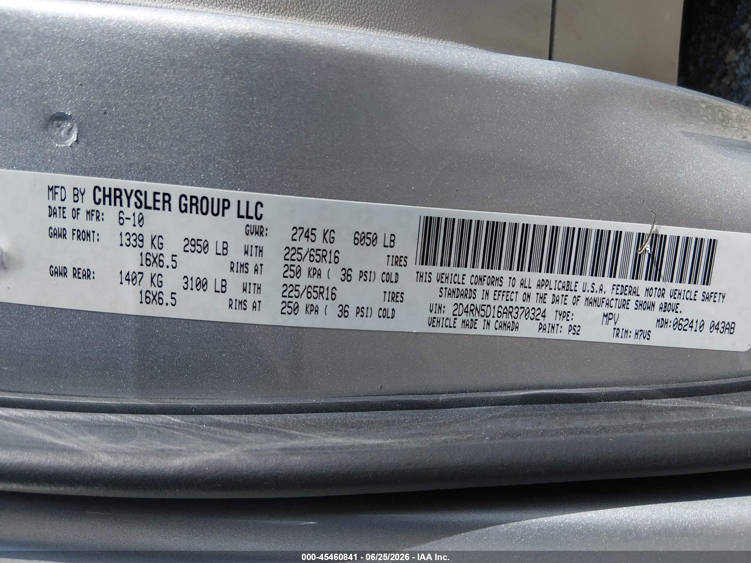 2010 Dodge Grand Caravan Sxt Silver vin: 2D4RN5D16AR370324