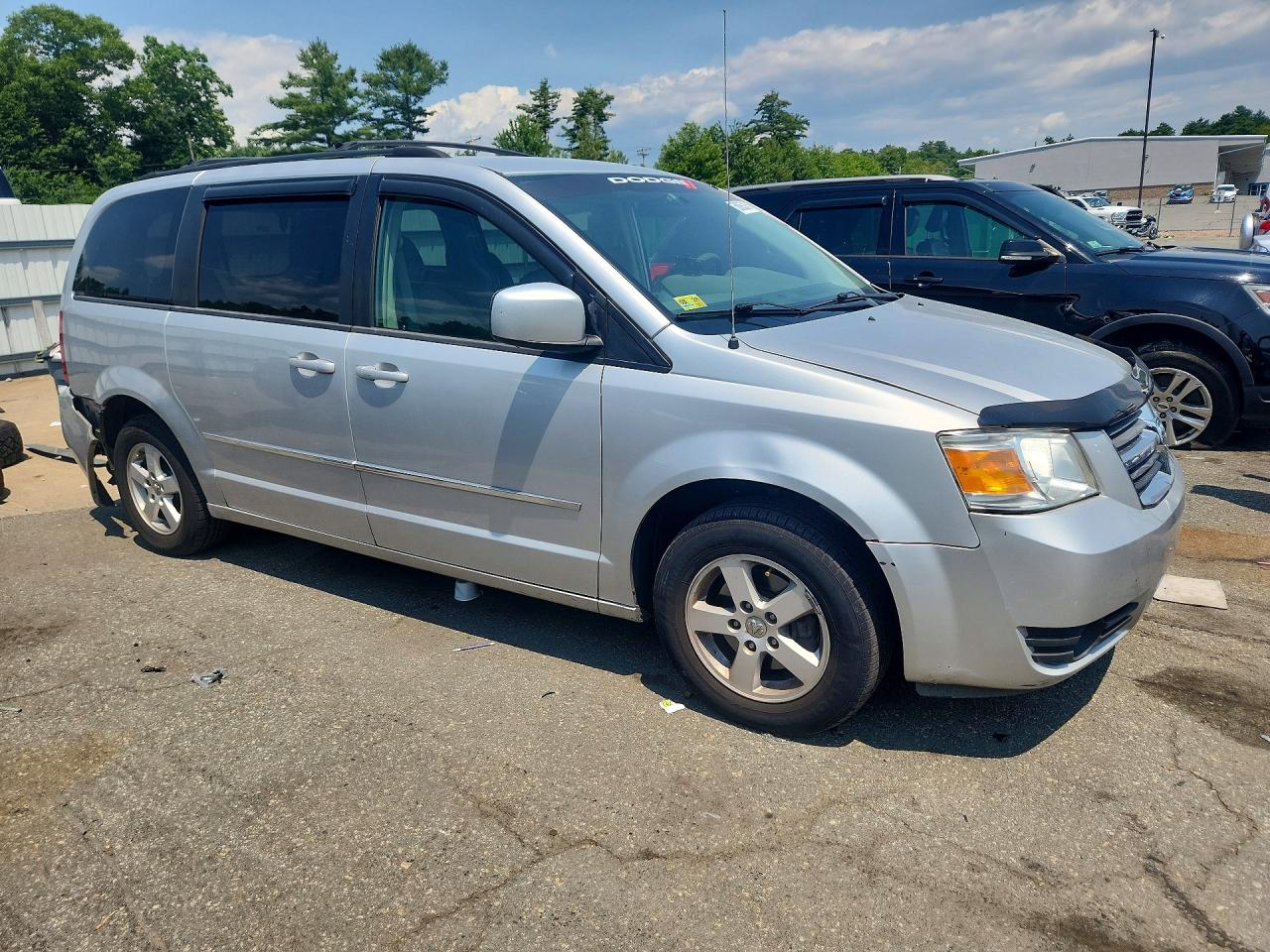 2010 Dodge Grand Caravan Sxt Silver vin: 2D4RN5D16AR409395