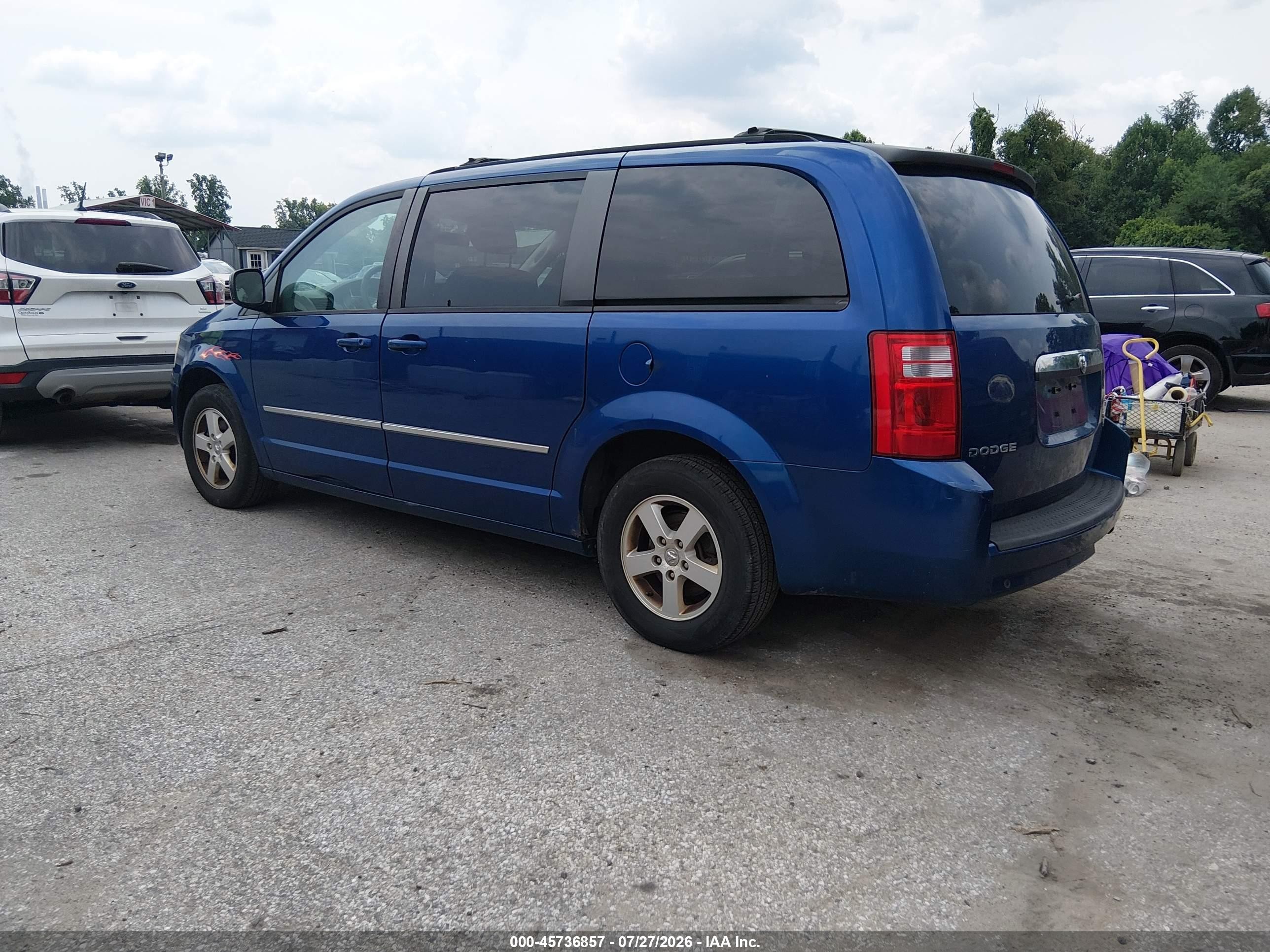 2010 Dodge Grand Caravan Sxt Blue vin: 2D4RN5D17AR205222