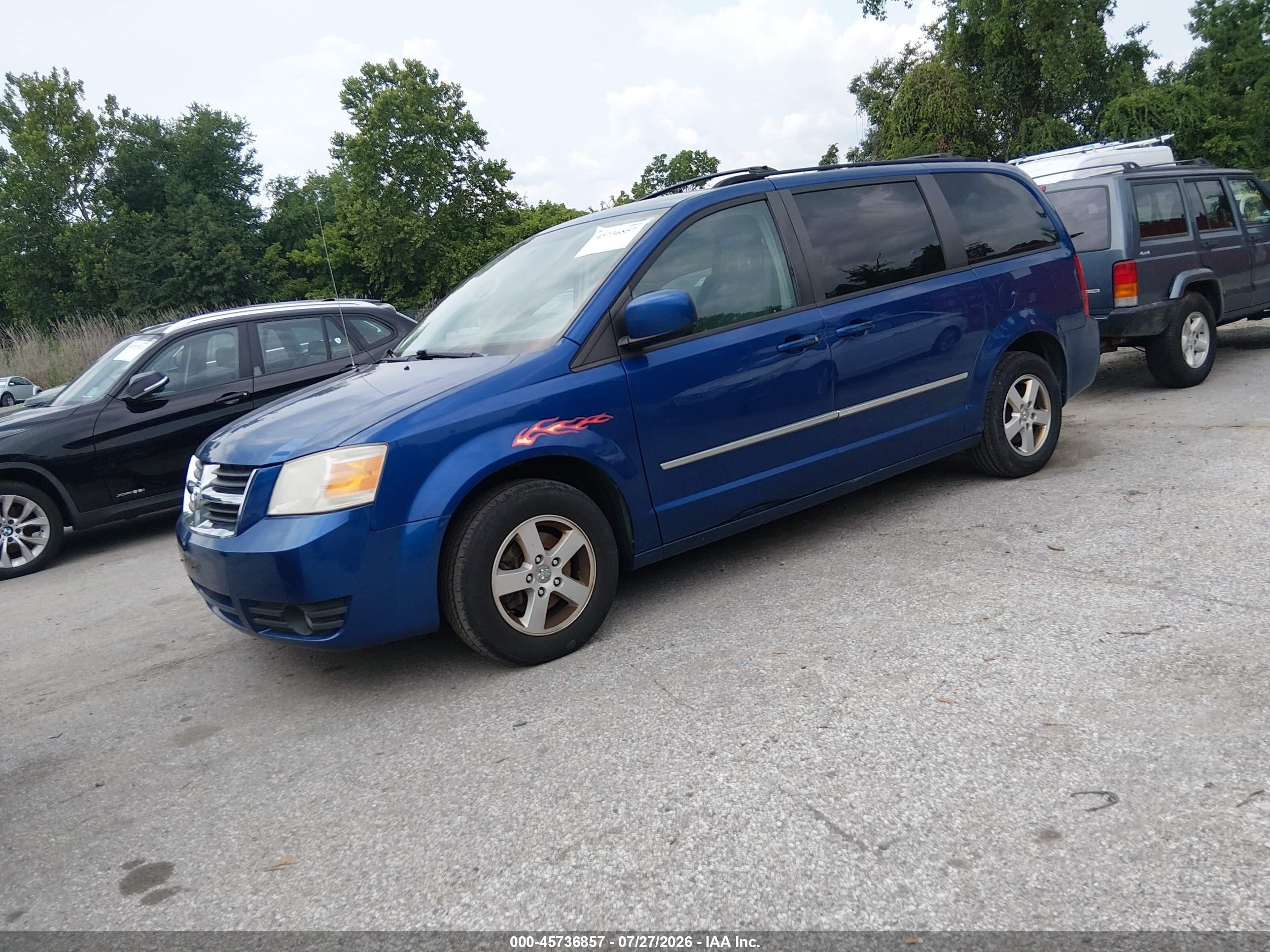 2010 Dodge Grand Caravan Sxt Blue vin: 2D4RN5D17AR205222