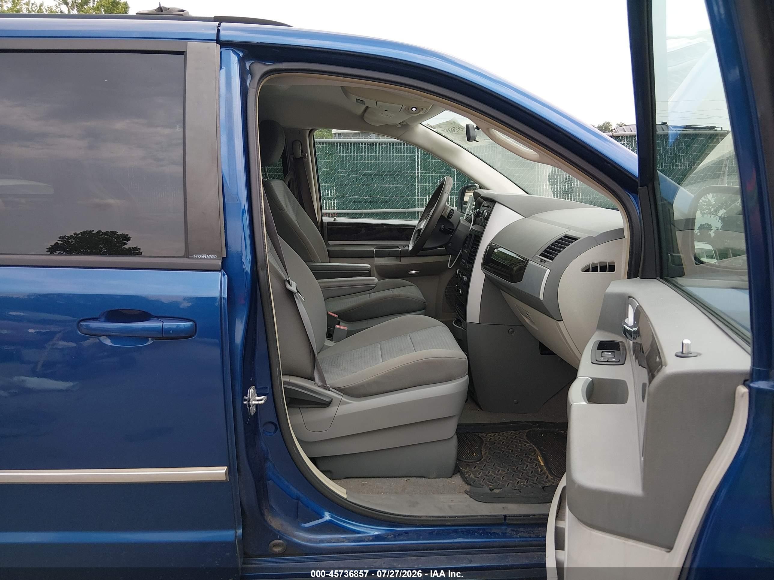 2010 Dodge Grand Caravan Sxt Blue vin: 2D4RN5D17AR205222