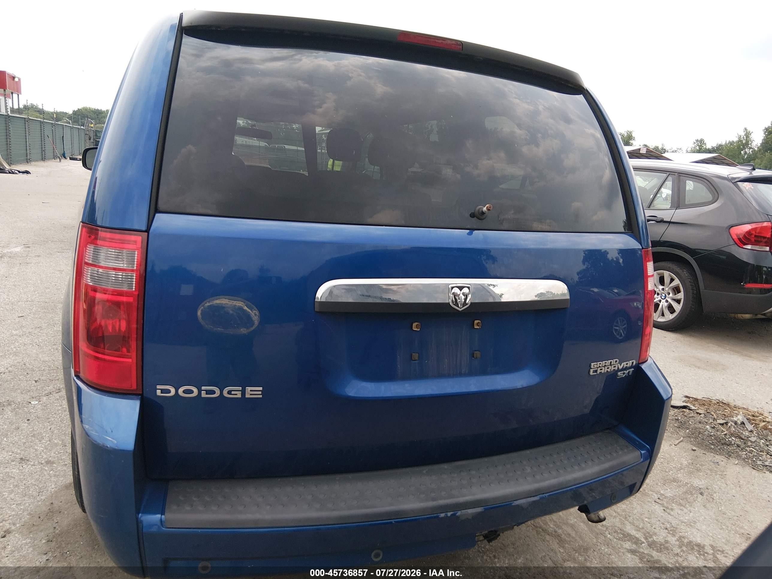 2010 Dodge Grand Caravan Sxt Blue vin: 2D4RN5D17AR205222