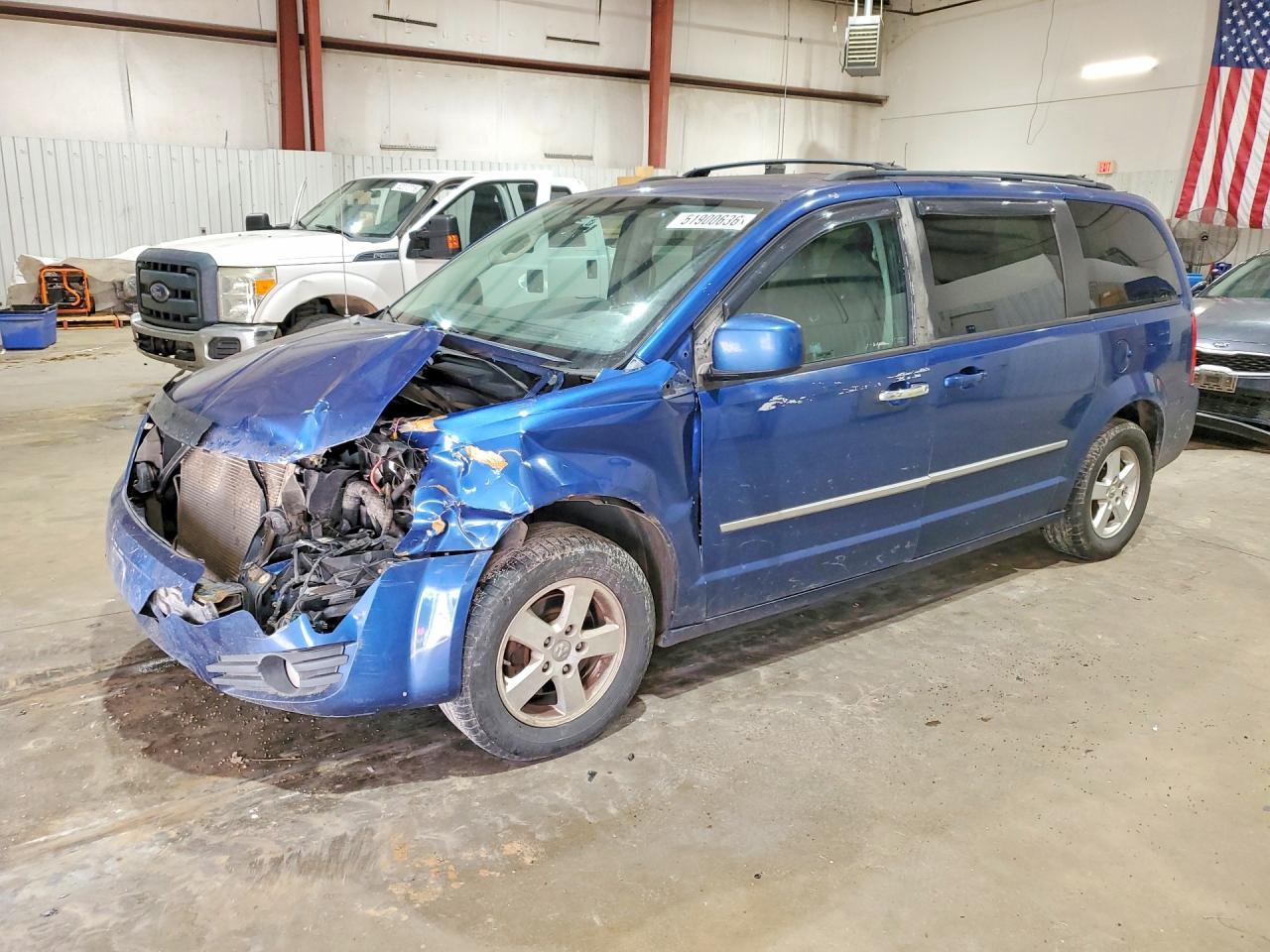 2010 Dodge Grand Caravan Sxt Blue vin: 2D4RN5D17AR434290