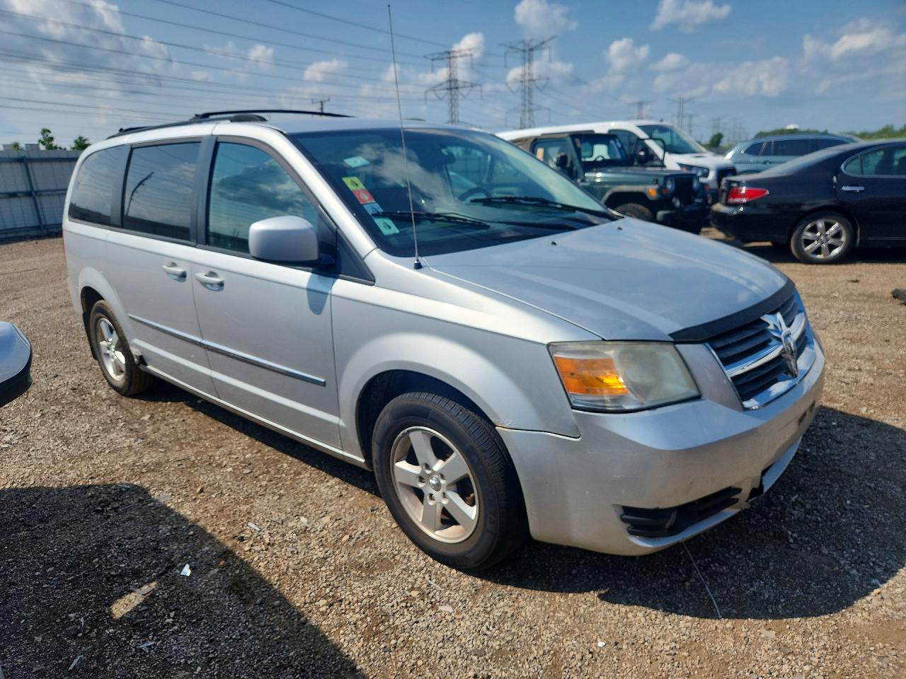 2010 Dodge Grand Caravan Sxt Серебряный vin: 2D4RN5D18AR147766