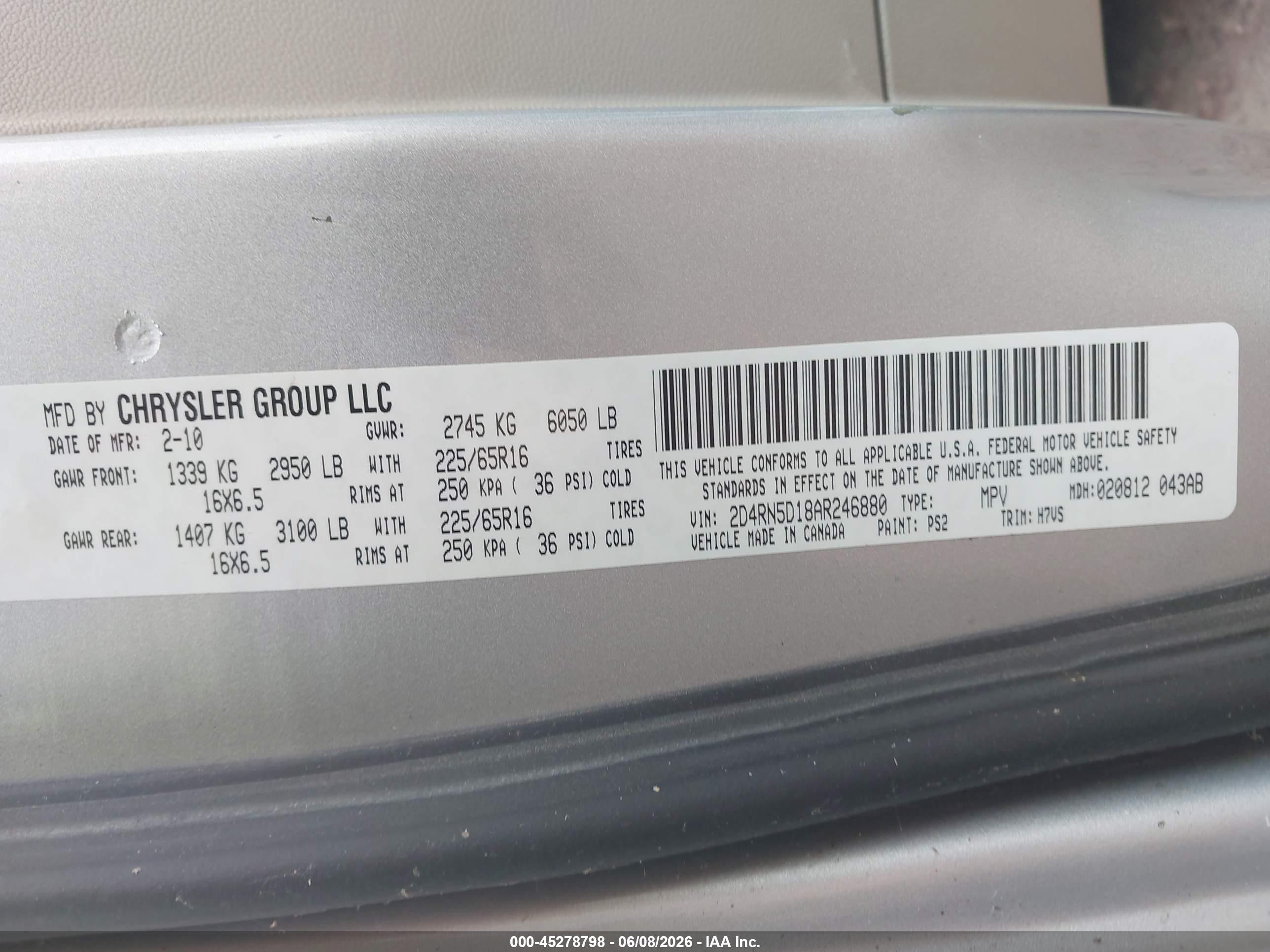 2010 Dodge Grand Caravan Sxt Silver vin: 2D4RN5D18AR246880