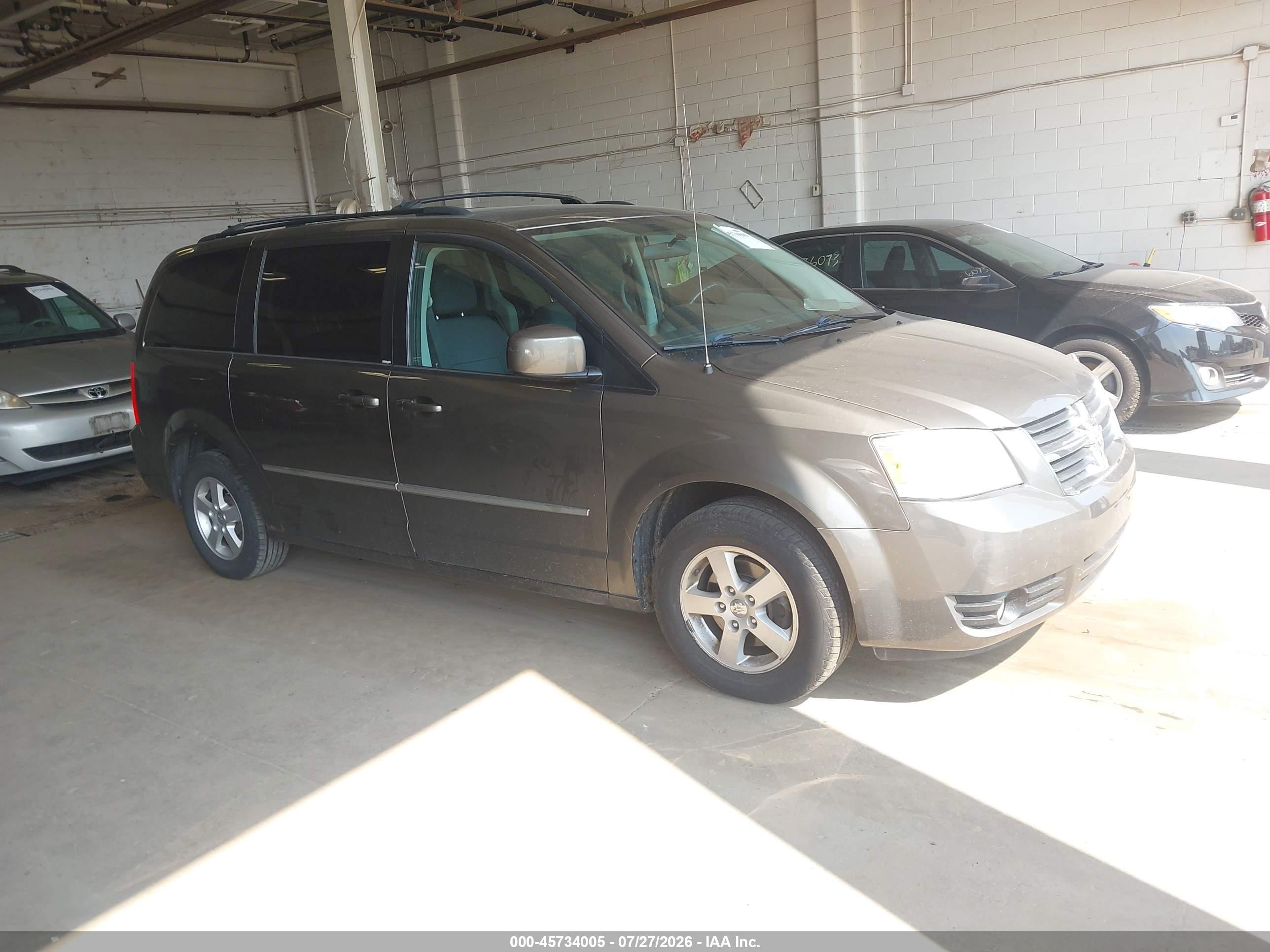 2010 Dodge Grand Caravan Sxt Gray vin: 2D4RN5D18AR353038