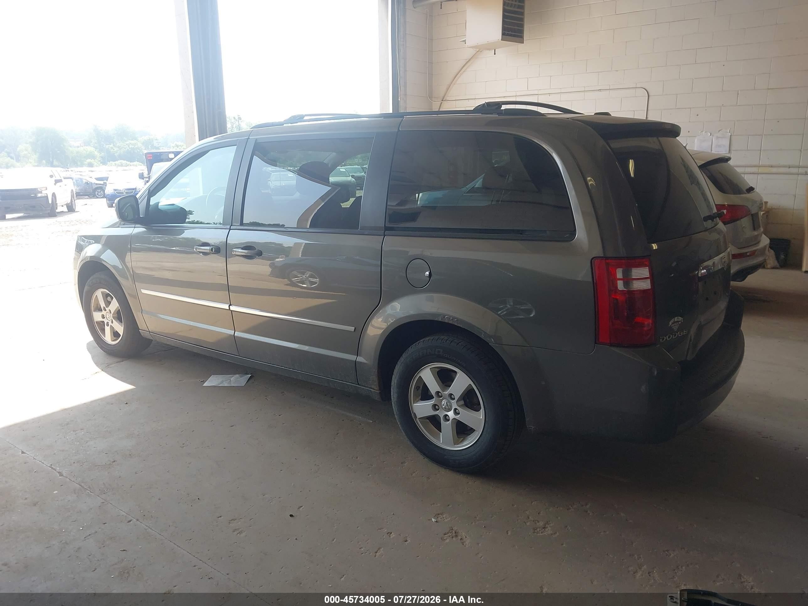 2010 Dodge Grand Caravan Sxt Gray vin: 2D4RN5D18AR353038