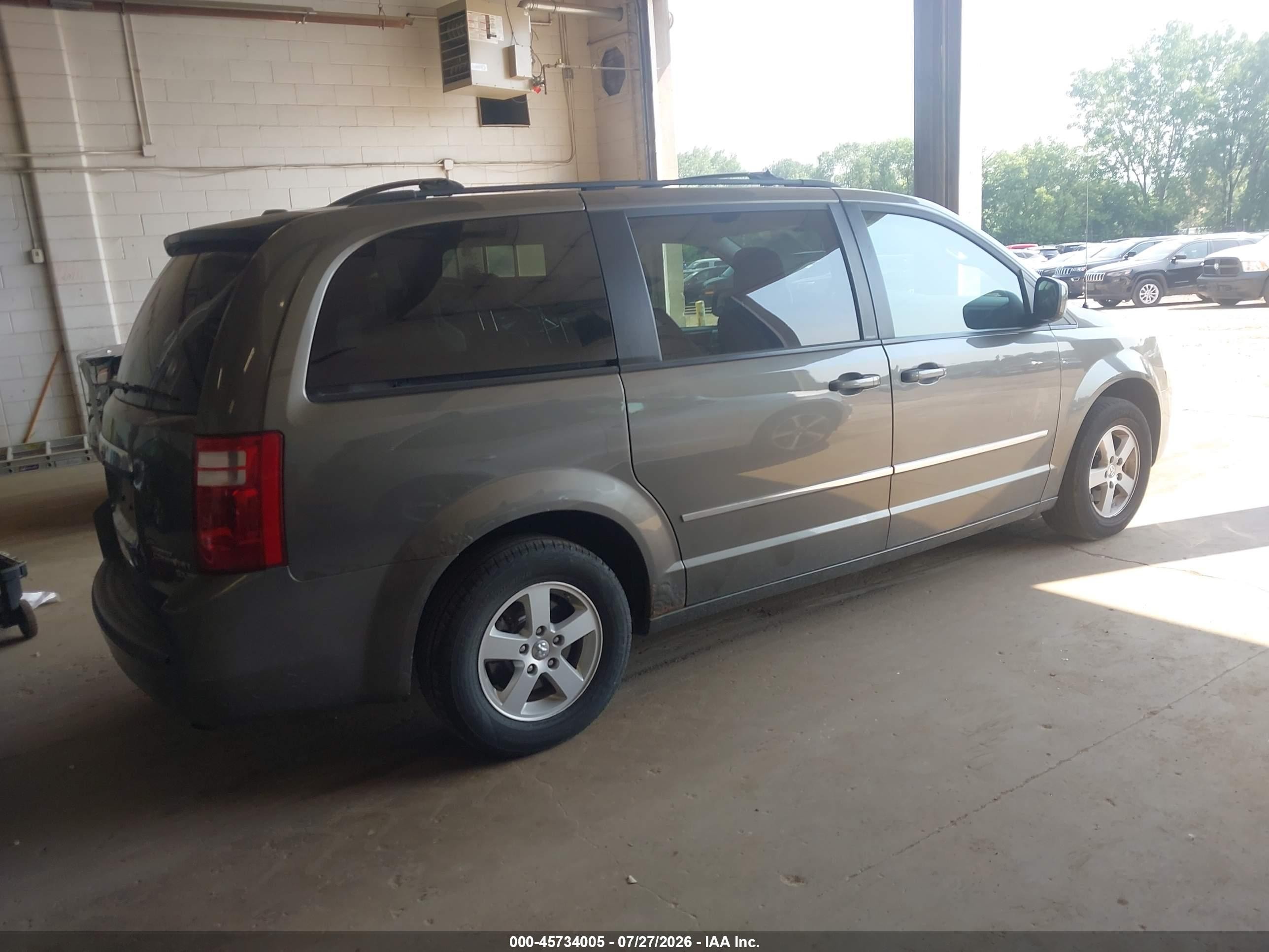 2010 Dodge Grand Caravan Sxt Gray vin: 2D4RN5D18AR353038