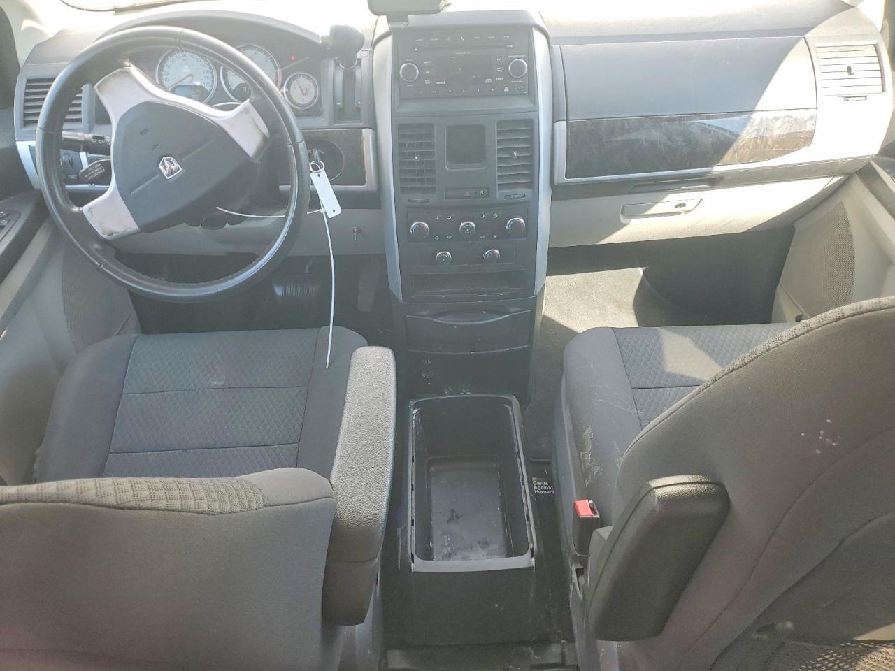 2010 Dodge Grand Caravan Sxt White vin: 2D4RN5D18AR433181