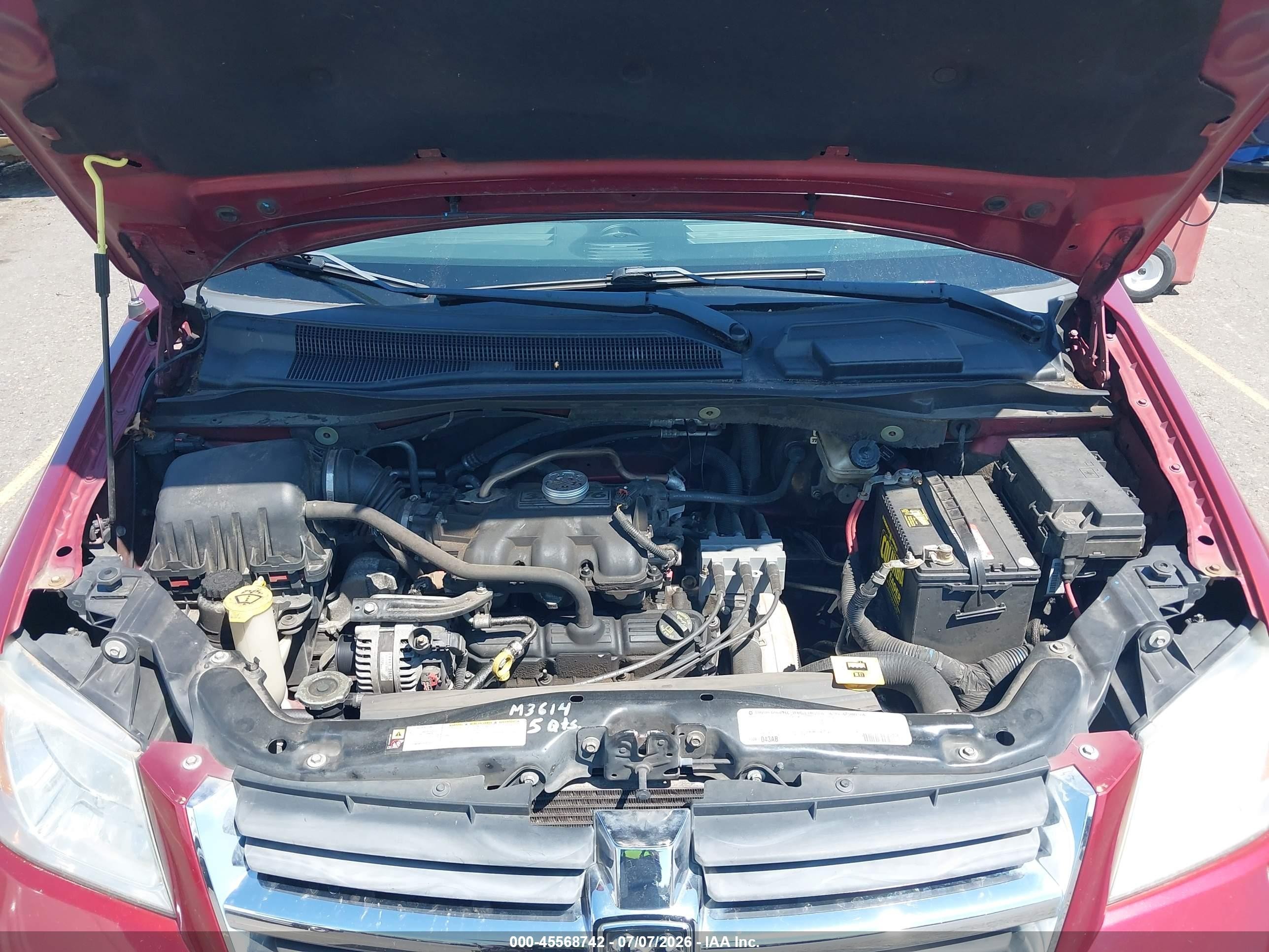 2010 Dodge Grand Caravan Sxt Red vin: 2D4RN5D18AR487662