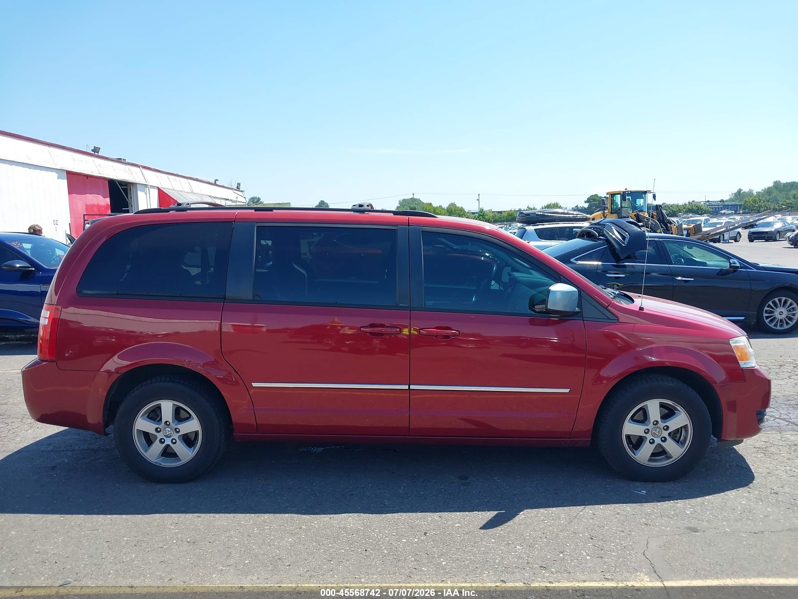 2010 Dodge Grand Caravan Sxt Red vin: 2D4RN5D18AR487662