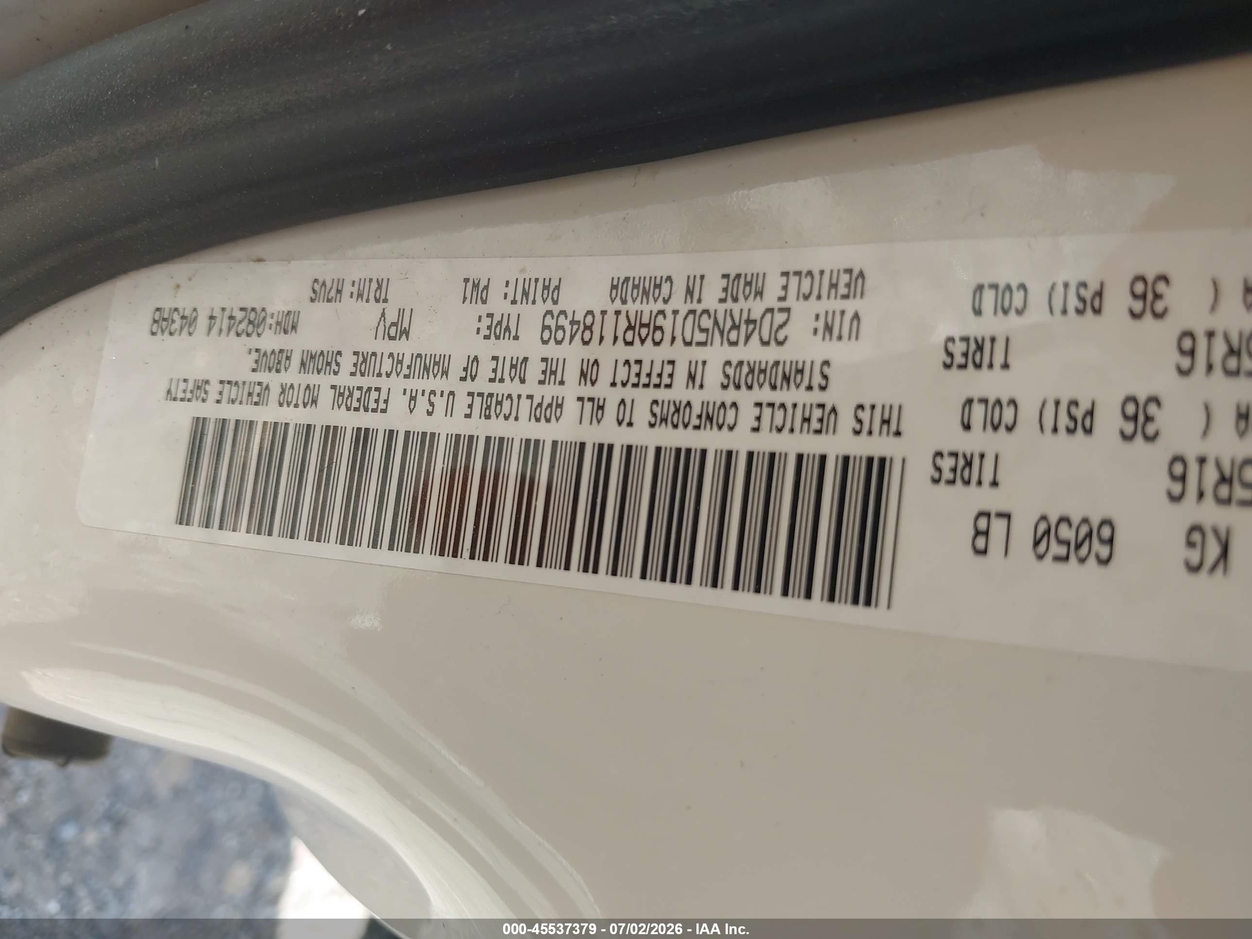 2010 Dodge Grand Caravan Sxt White vin: 2D4RN5D19AR118499