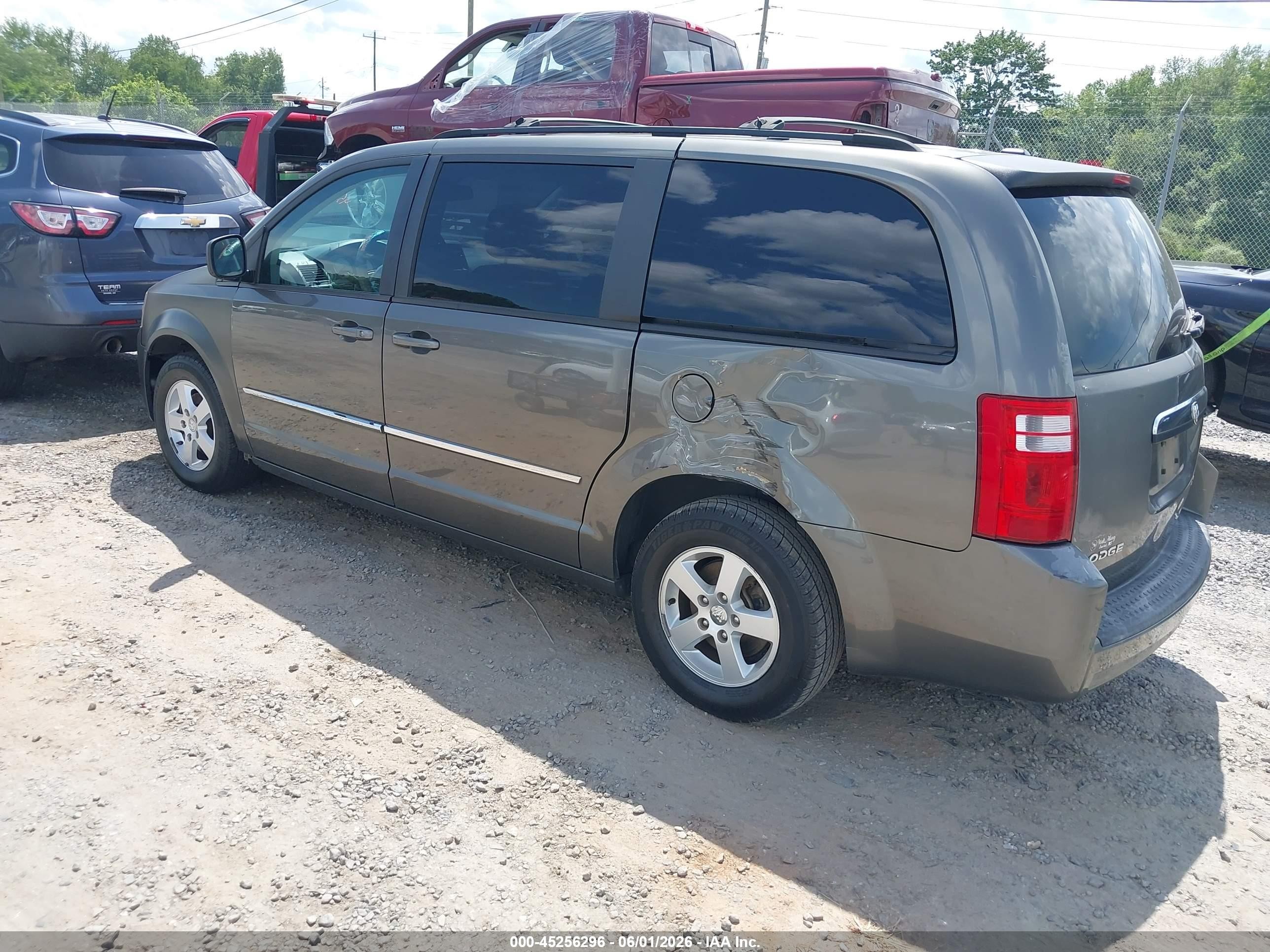 2010 Dodge Grand Caravan Sxt Gray vin: 2D4RN5D19AR272890