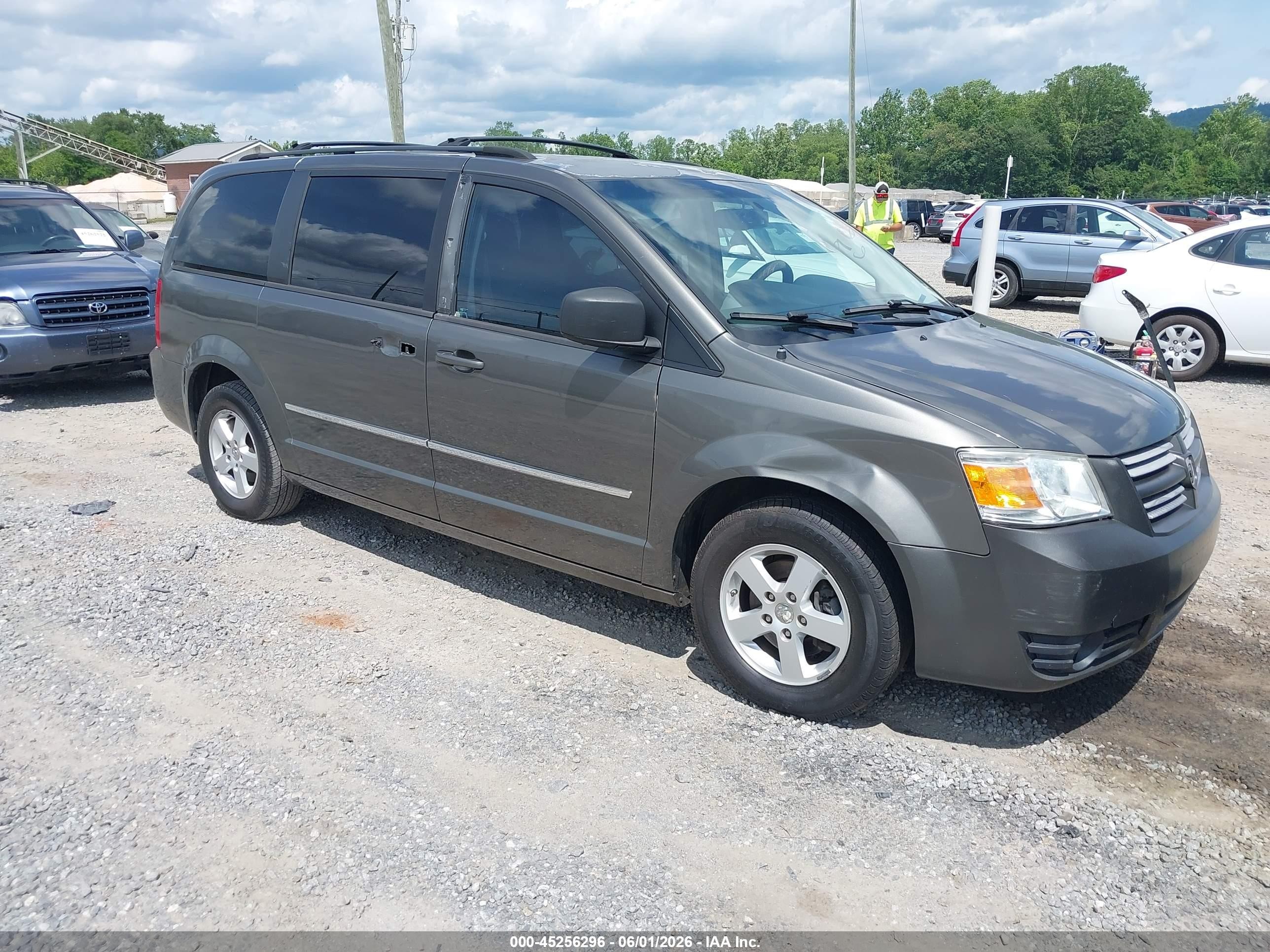 2010 Dodge Grand Caravan Sxt Gray vin: 2D4RN5D19AR272890