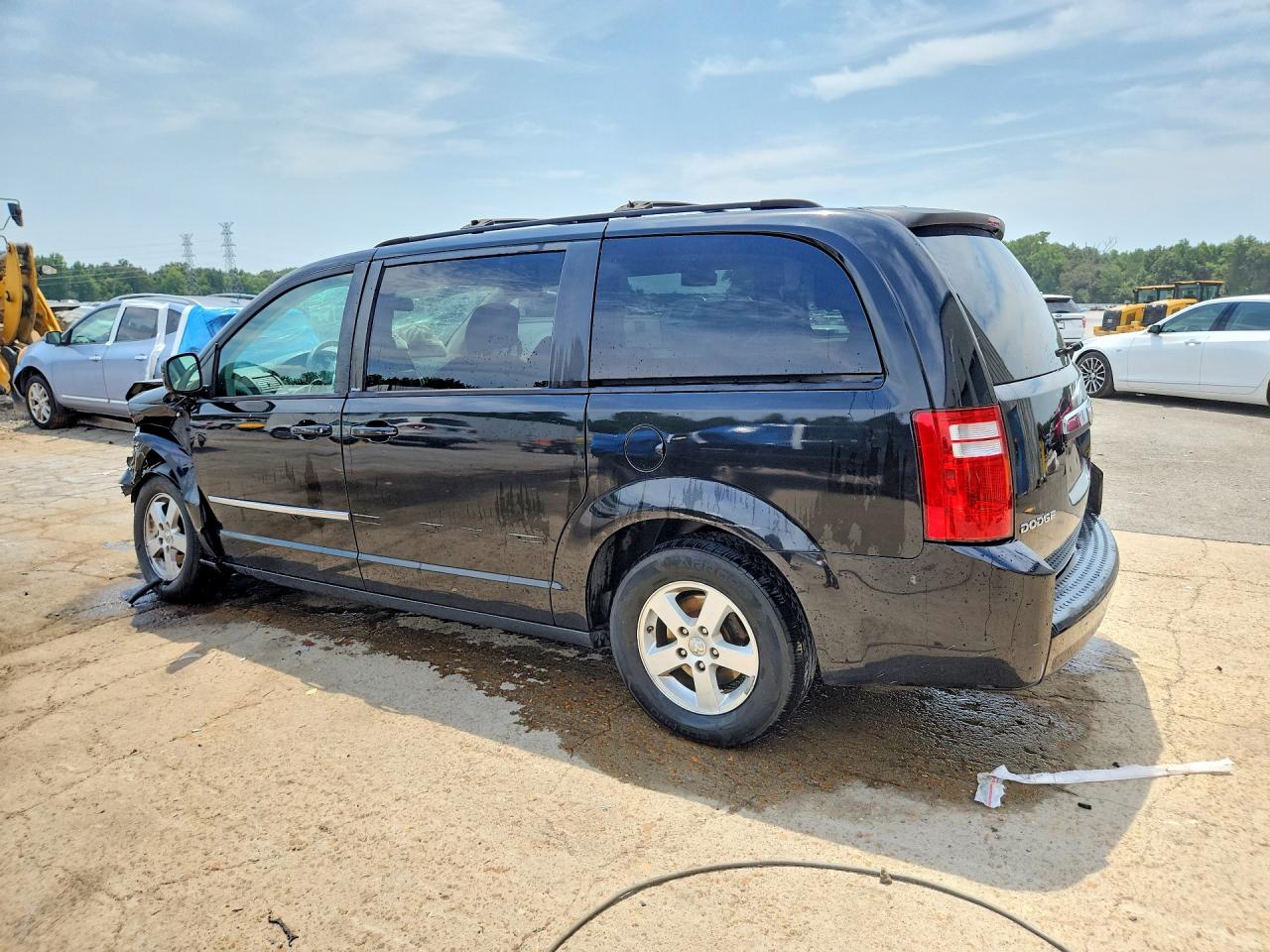 2010 Dodge Grand Caravan Sxt Black vin: 2D4RN5D19AR303376