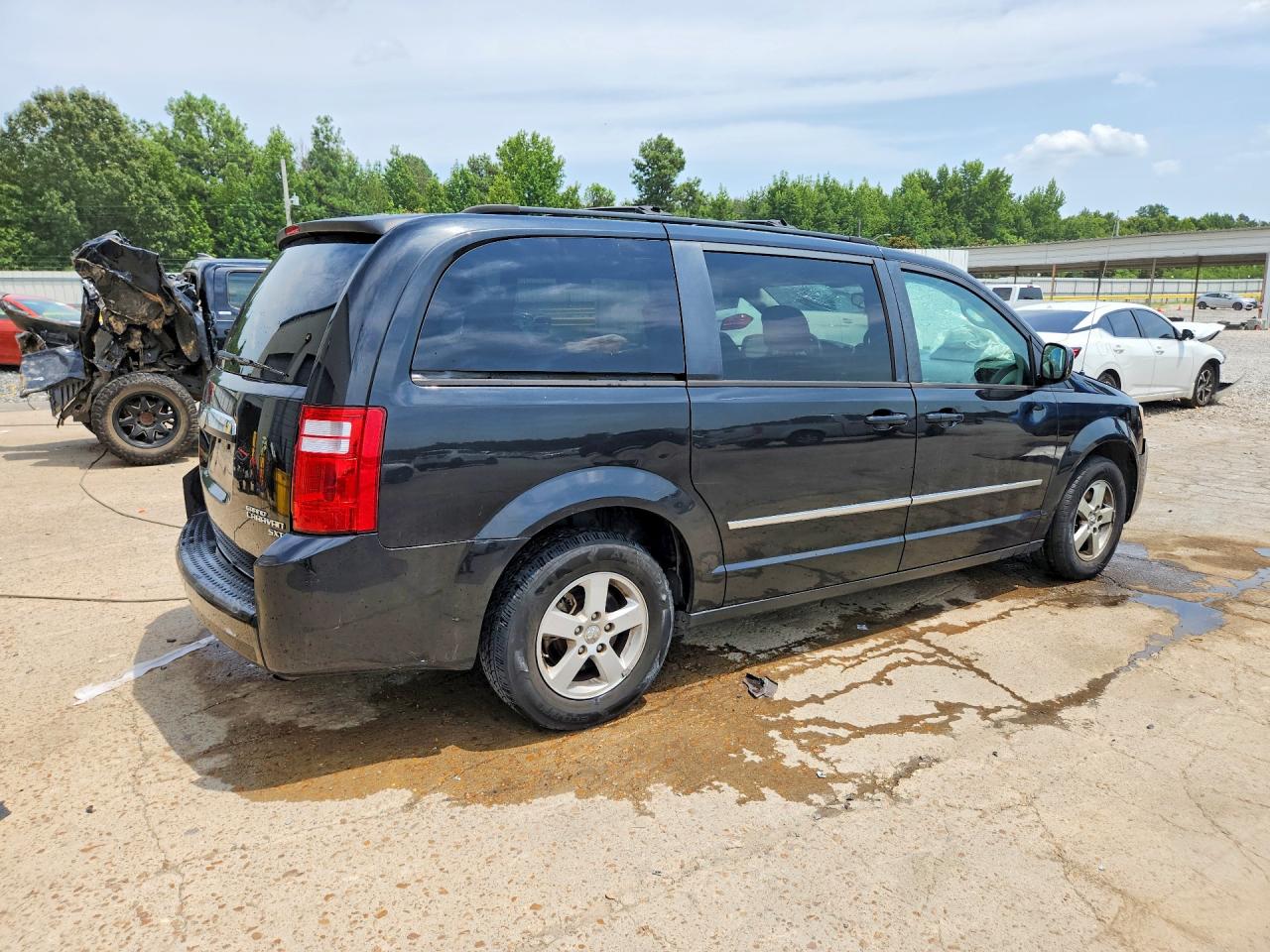 2010 Dodge Grand Caravan Sxt Black vin: 2D4RN5D19AR303376