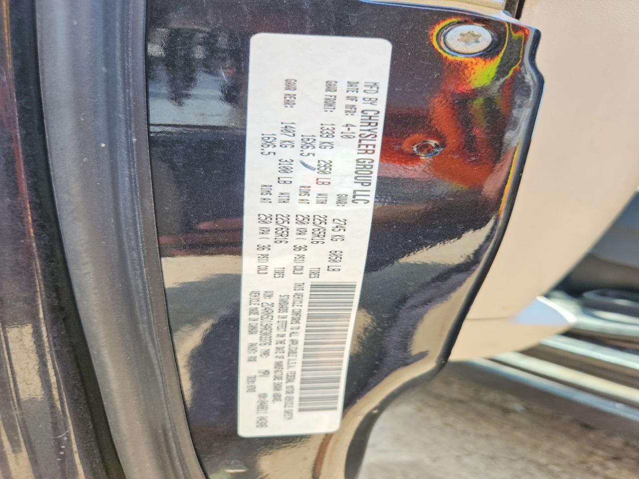 2010 Dodge Grand Caravan Sxt Black vin: 2D4RN5D19AR303376