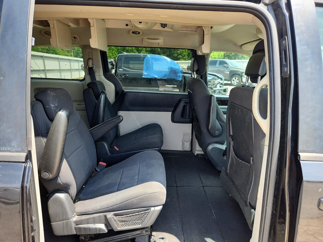 2010 Dodge Grand Caravan Sxt Black vin: 2D4RN5D19AR303376
