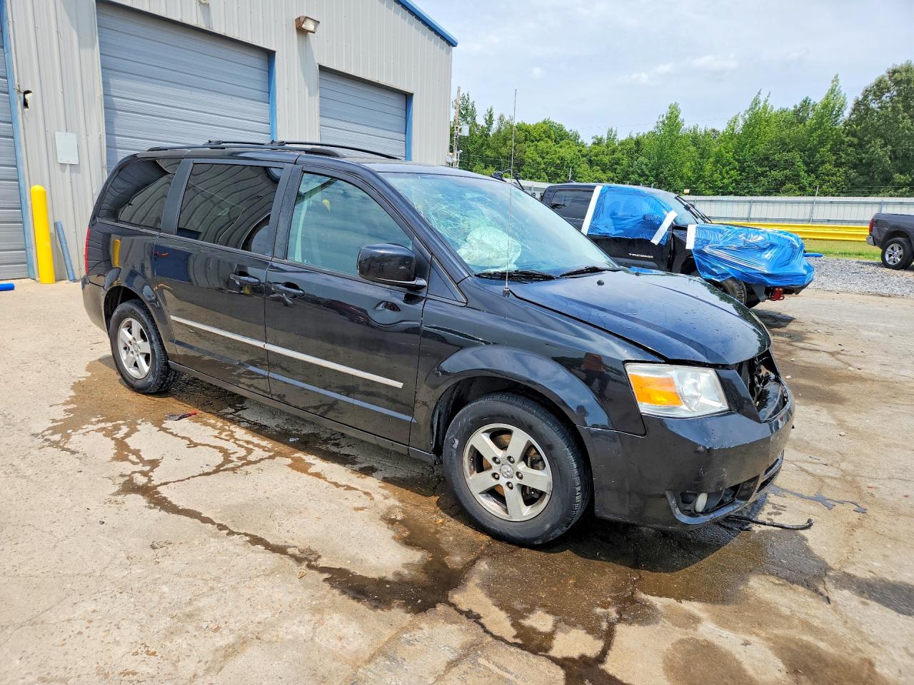 2010 Dodge Grand Caravan Sxt Black vin: 2D4RN5D19AR303376