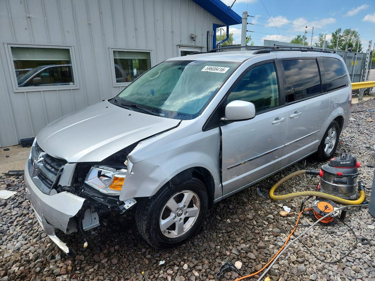2010 Dodge Grand Caravan Sxt Silver vin: 2D4RN5D19AR433366