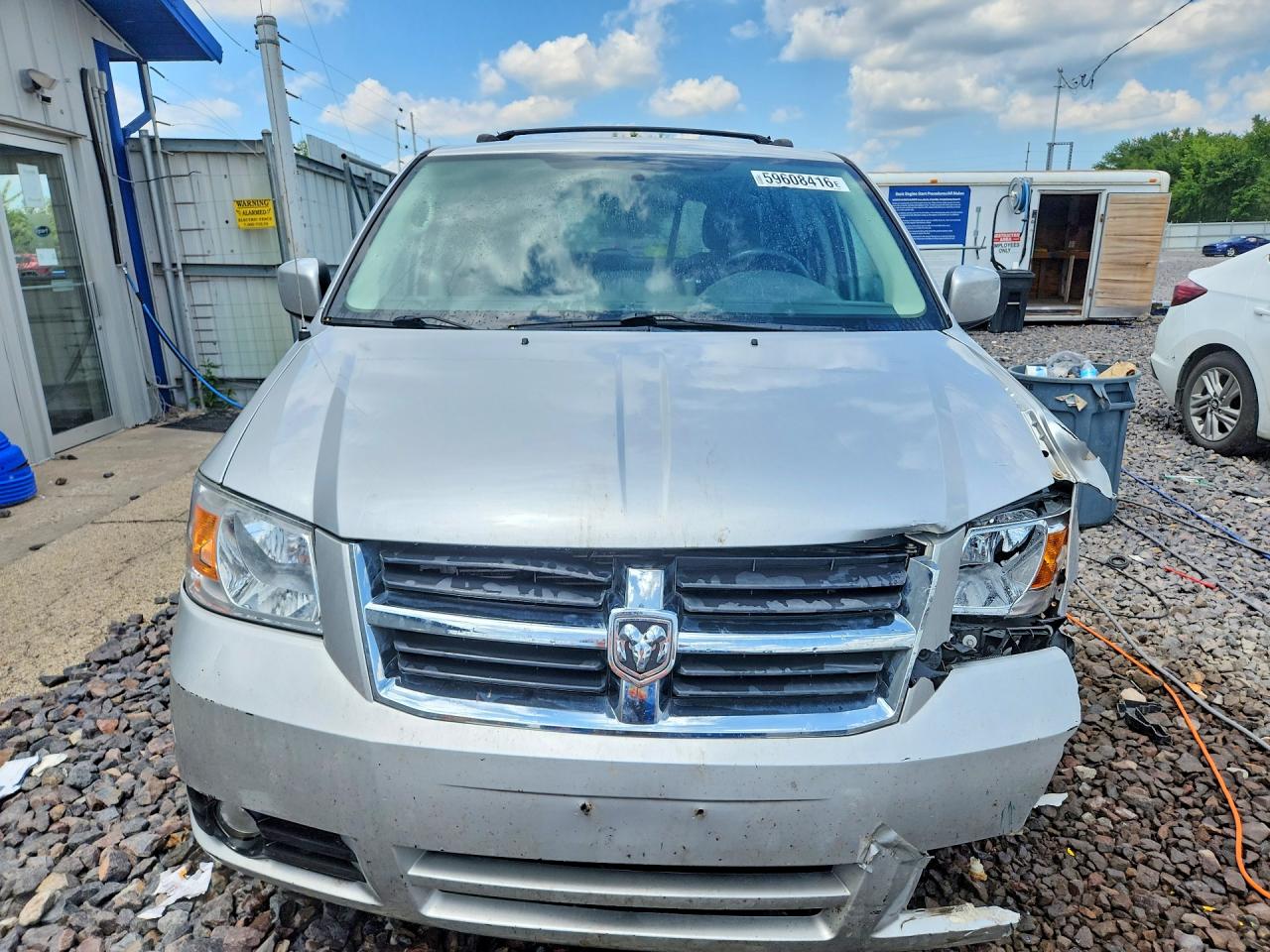 2010 Dodge Grand Caravan Sxt Silver vin: 2D4RN5D19AR433366