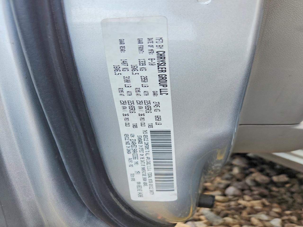 2010 Dodge Grand Caravan Sxt Silver vin: 2D4RN5D19AR433366