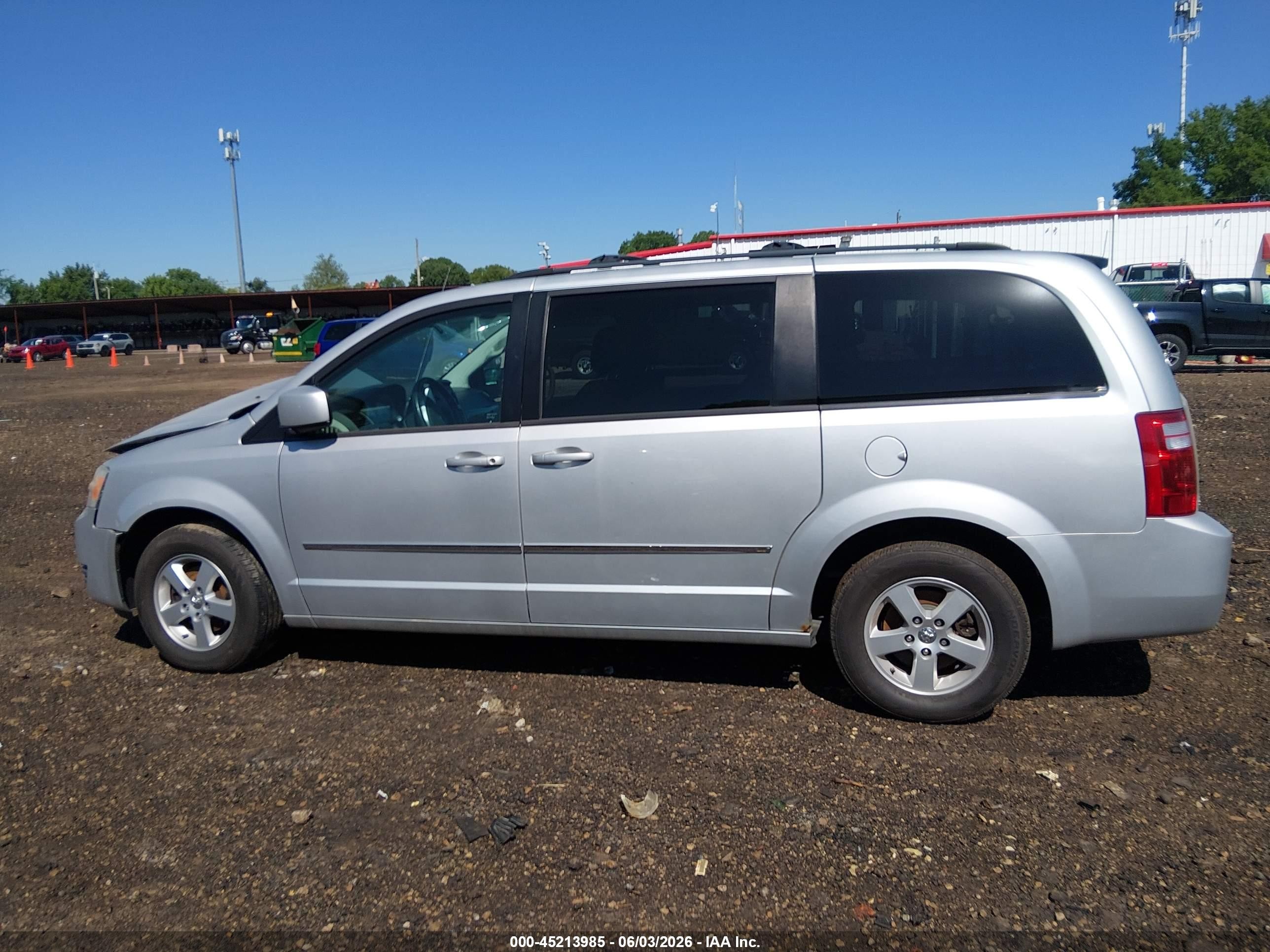 2010 Dodge Grand Caravan Sxt Gray vin: 2D4RN5D19AR433626